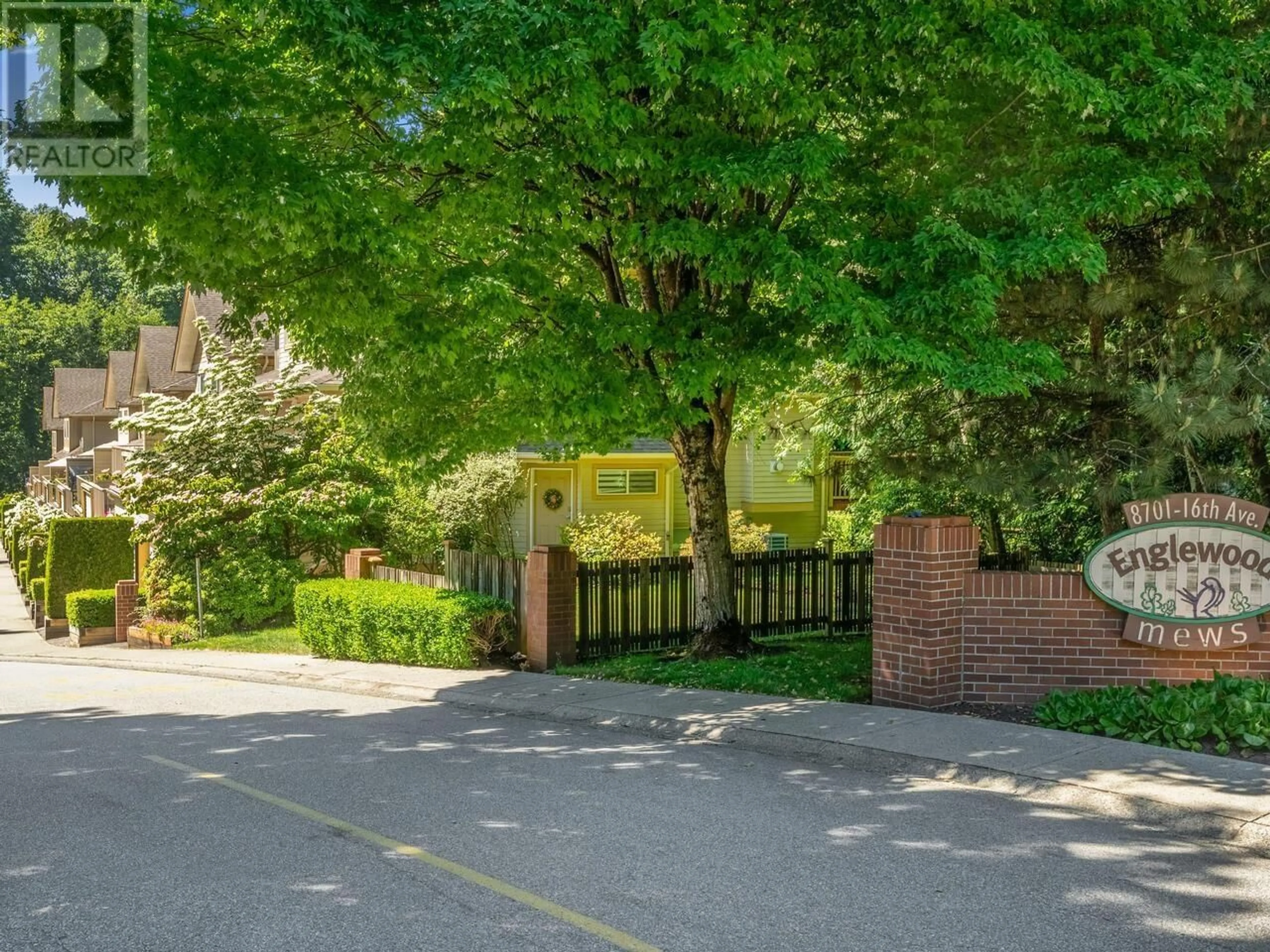 A pic from outside/outdoor area/front of a property/back of a property/a pic from drone, street for 94 - 8701 16TH AVENUE, Burnaby British Columbia V3N5B5