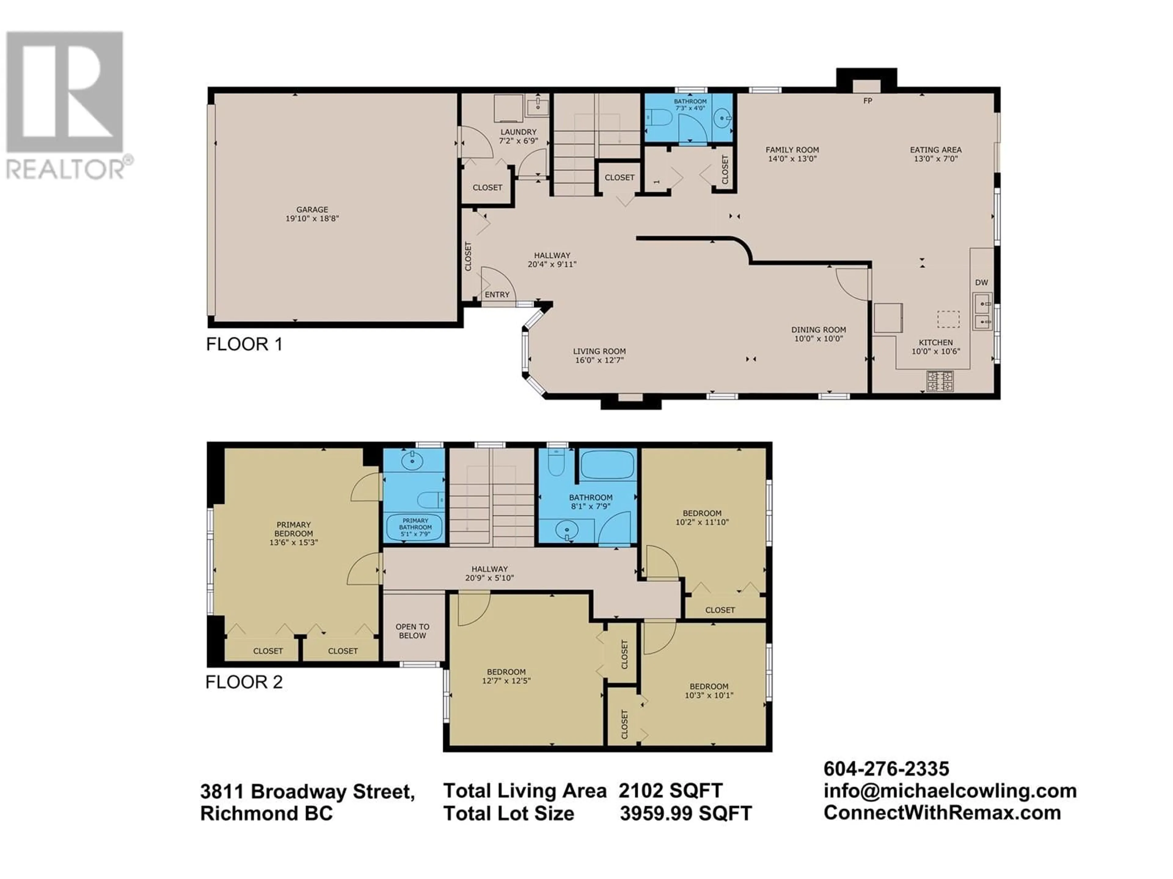 Floor plan for 3811 BROADWAY STREET, Richmond British Columbia V7E2Y1