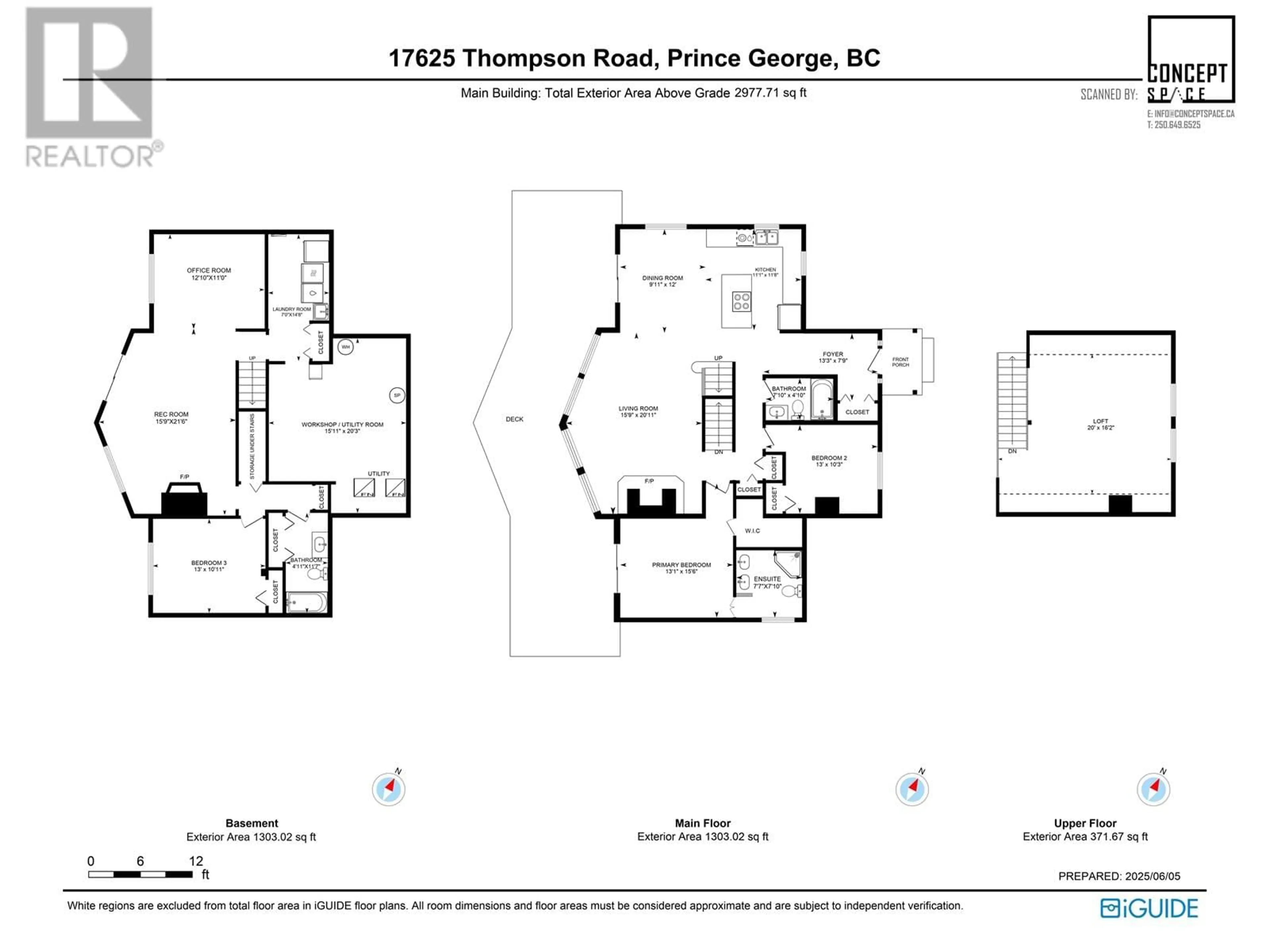 Floor plan for 17625 THOMPSON ROAD, Prince George British Columbia V2K5L2