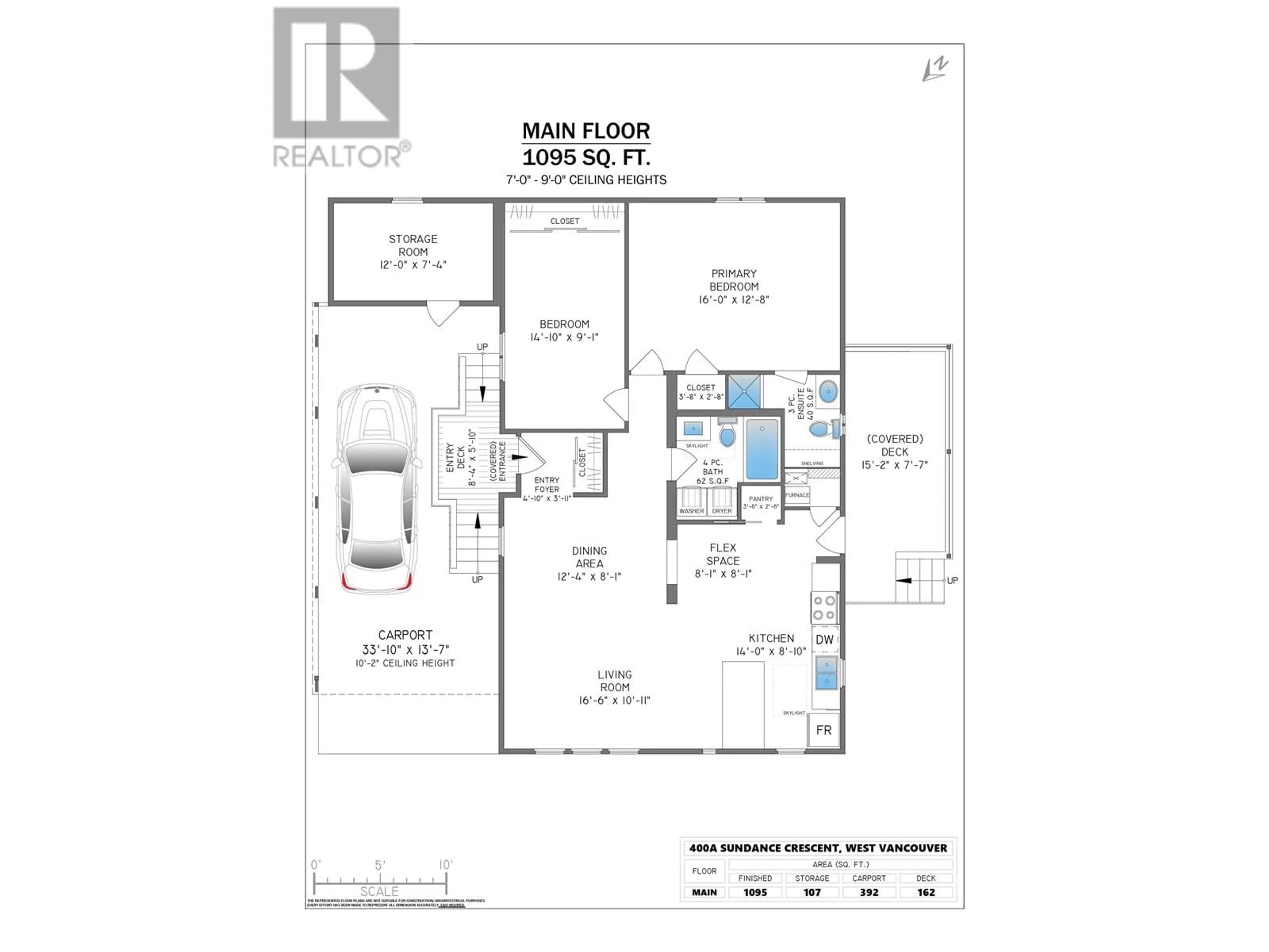 Floor plan for 400A SUNDANCE CRESCENT, West Vancouver British Columbia V7P1B8