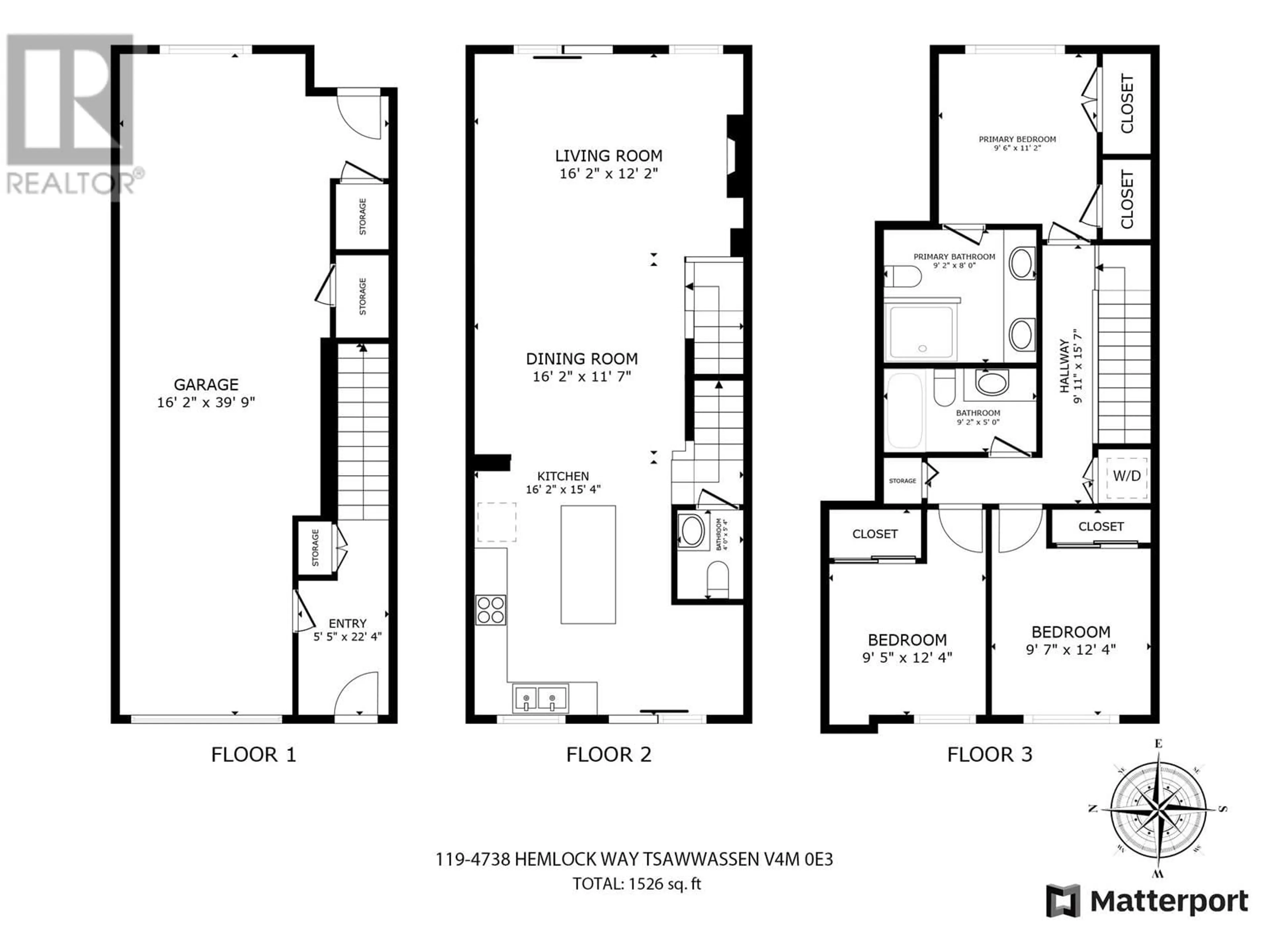Floor plan for 119 - 4738 HEMLOCK WAY, Tsawwassen British Columbia V4M0E3