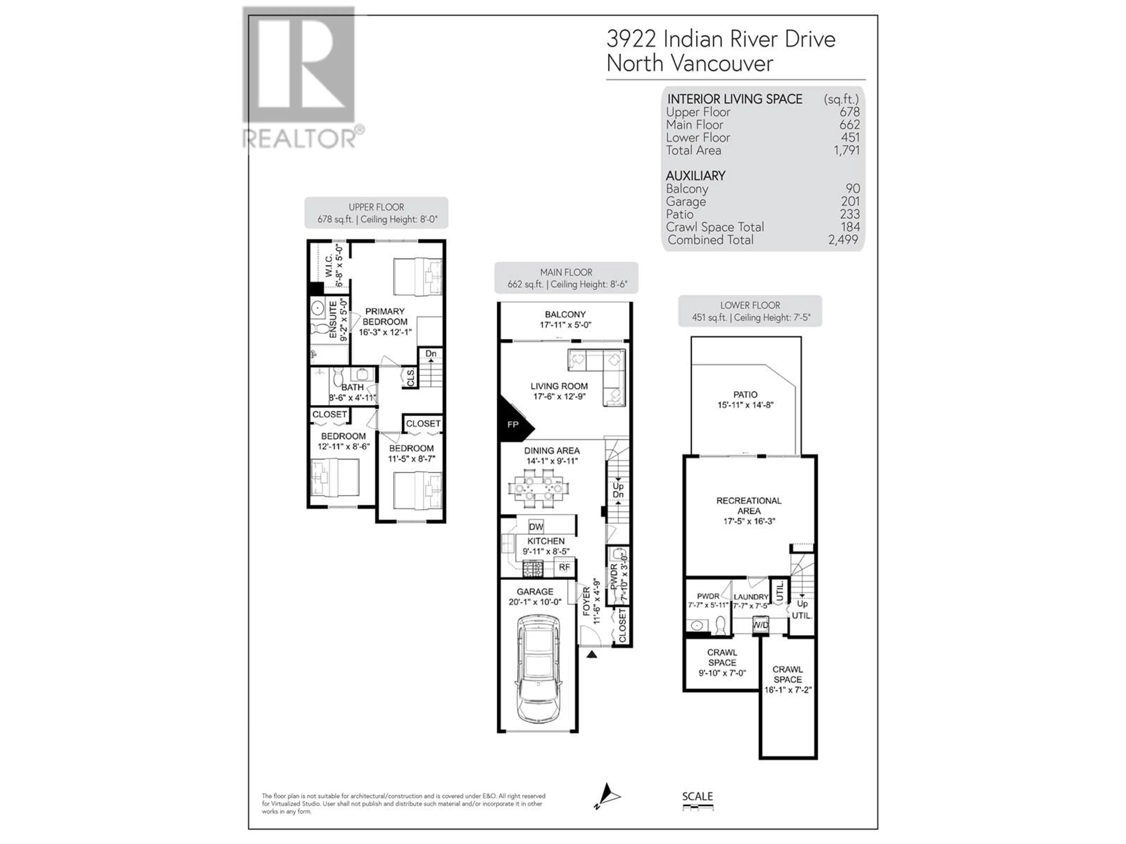 Floor plan for 3922 INDIAN RIVER DRIVE, North Vancouver British Columbia V7G2G8