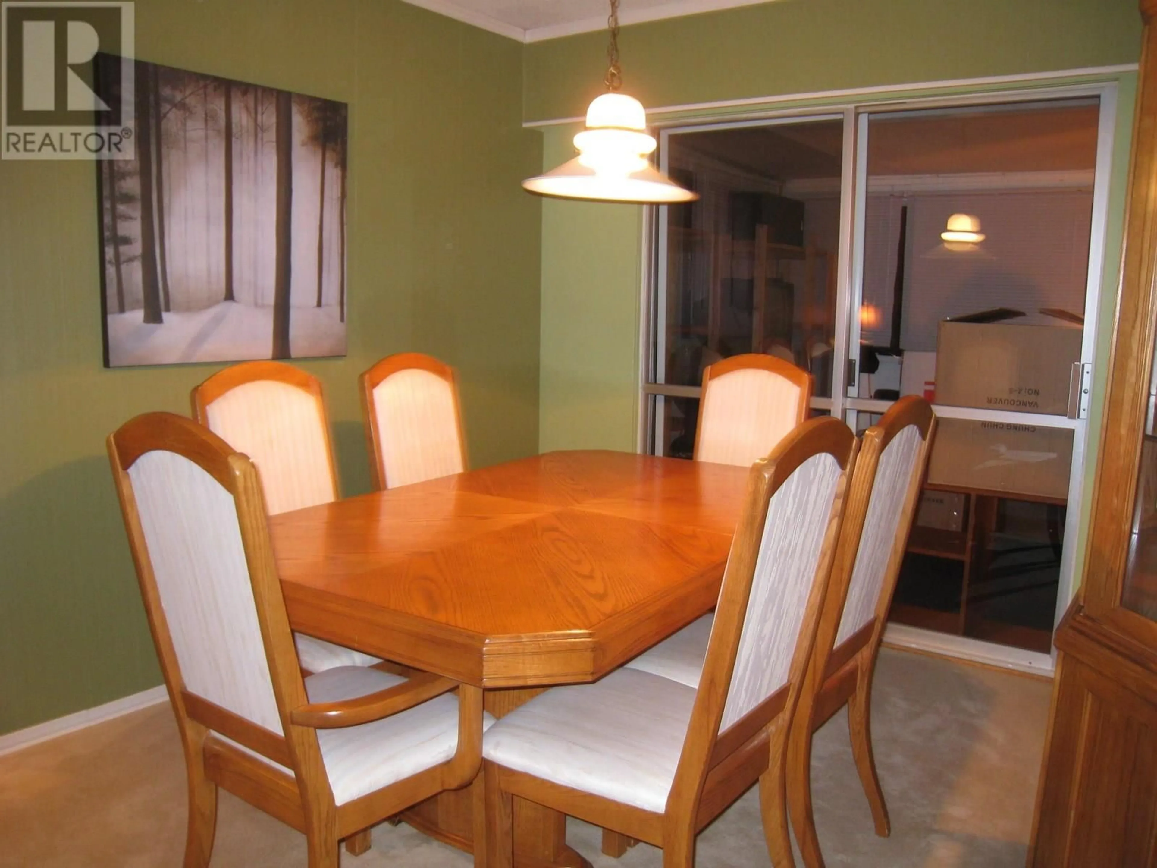 Dining room, wood/laminate floor for 6160 REDFERN CRESCENT, Richmond British Columbia V7C2V7