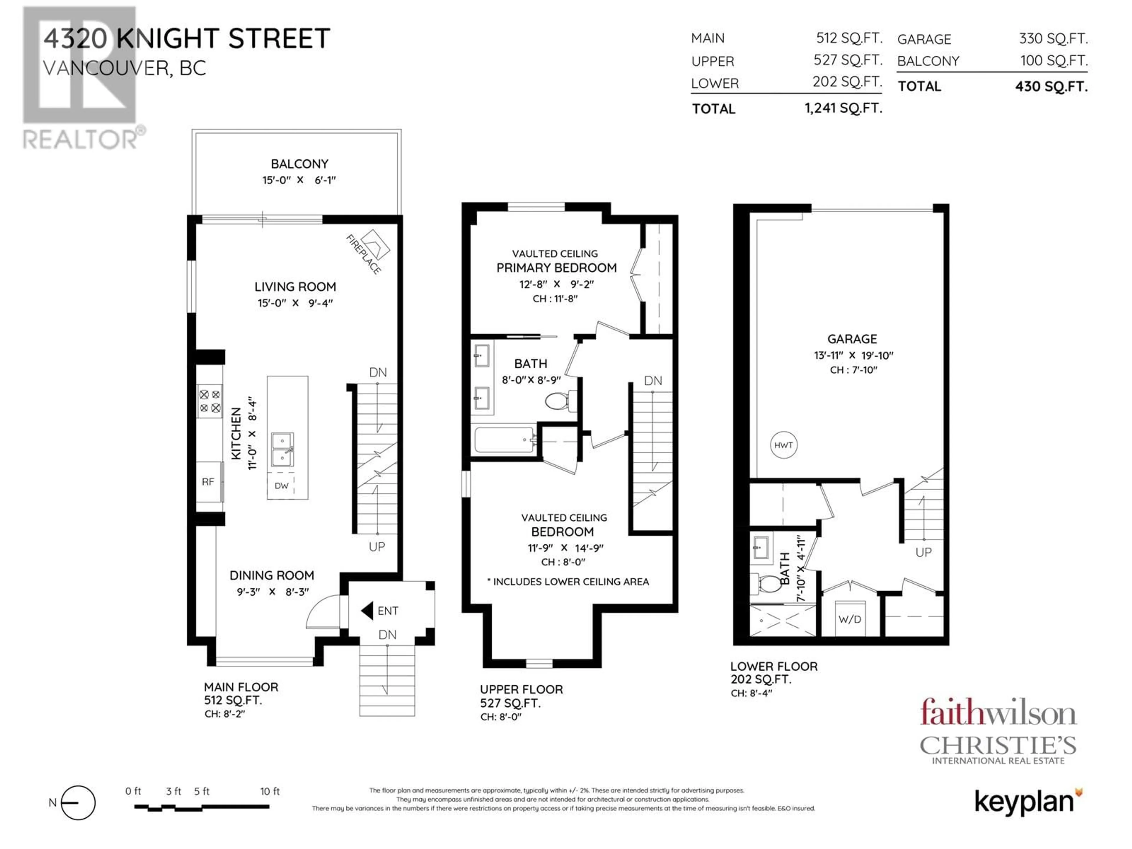 Floor plan for 4320 KNIGHT STREET, Vancouver British Columbia V5N3M5