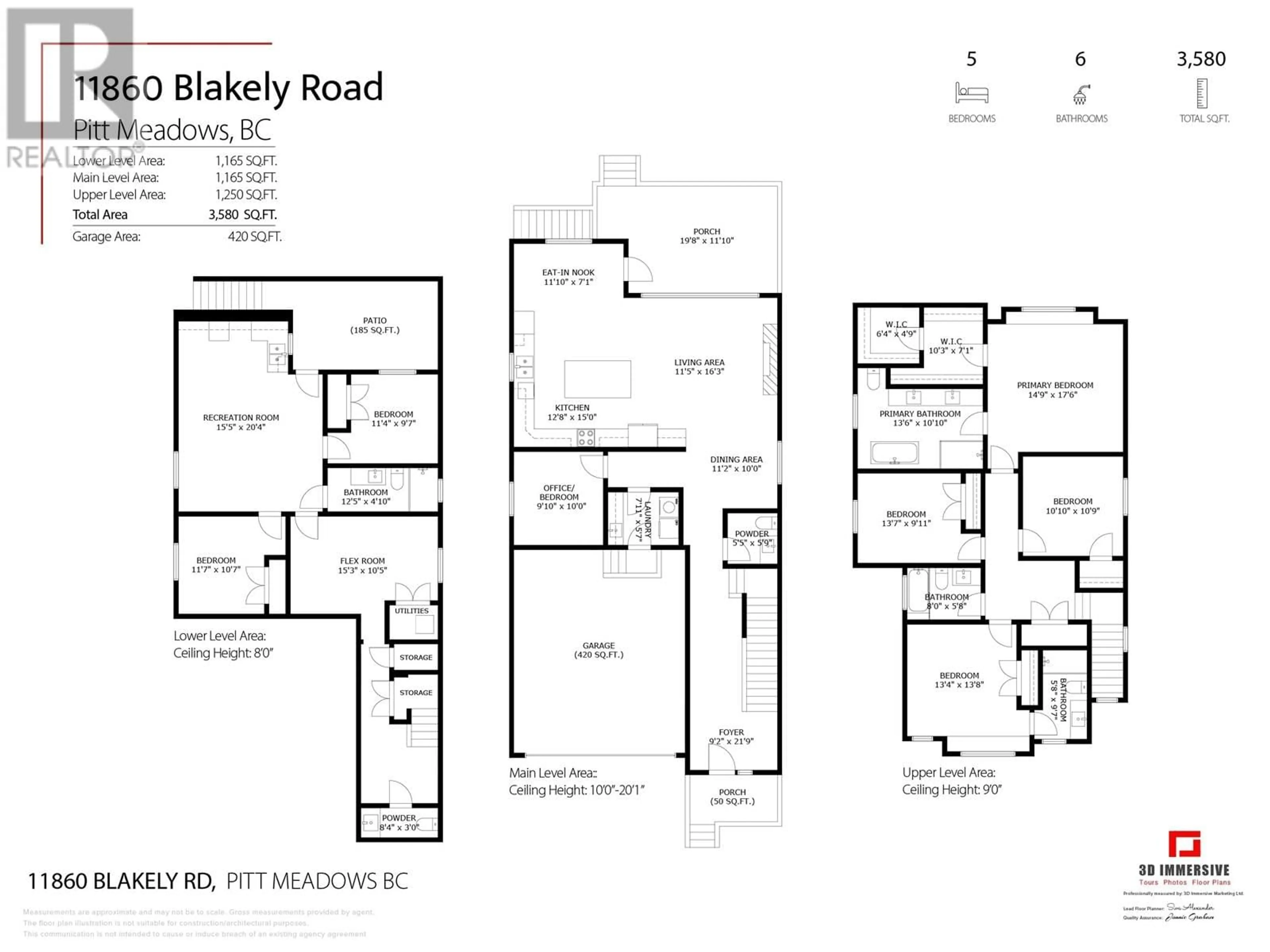 Floor plan for 11860 BLAKELY ROAD, Pitt Meadows British Columbia V3Y2G9