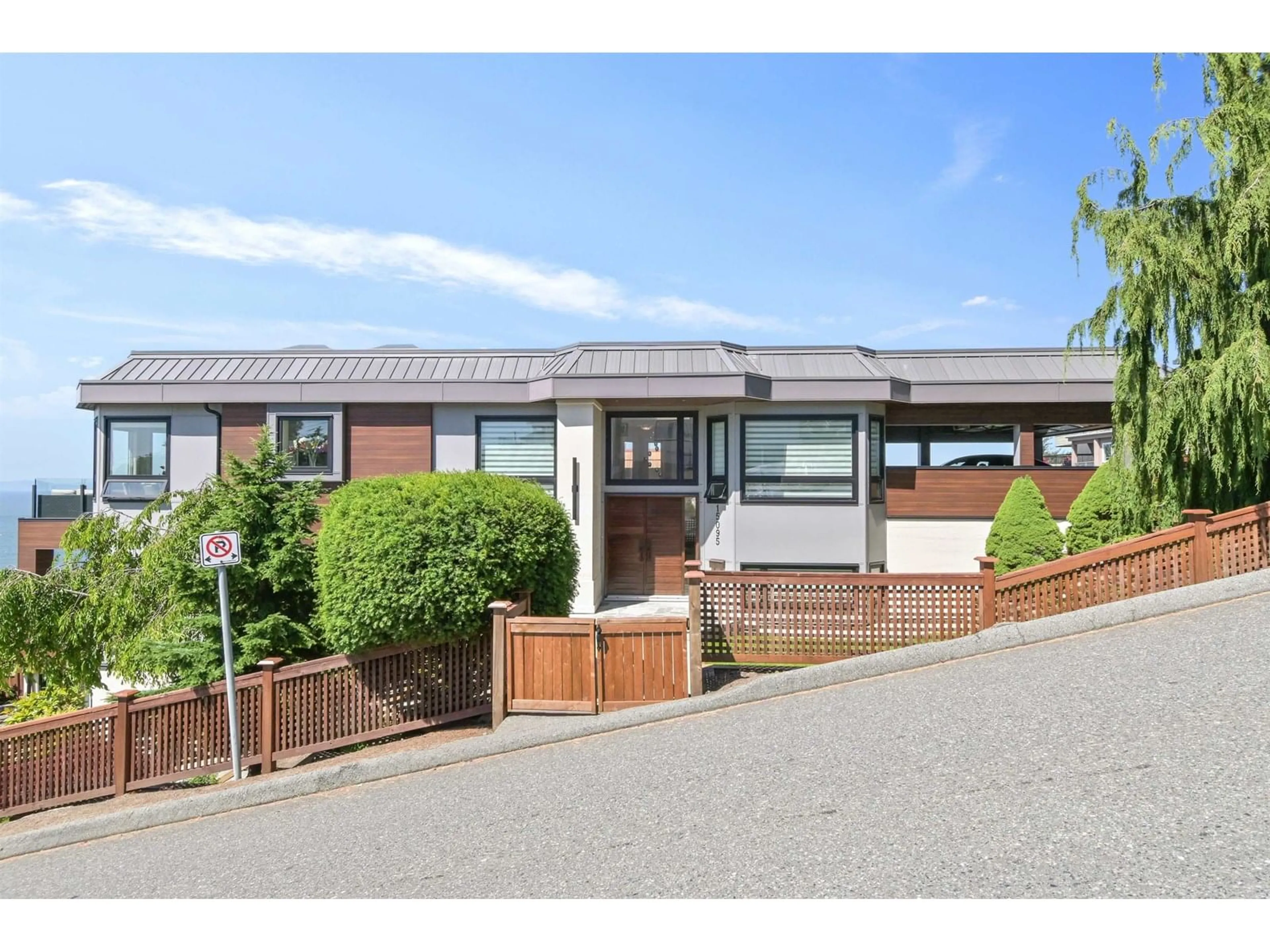 Home with brick exterior material, street for 15095 ROYAL, White Rock British Columbia V4B1M1
