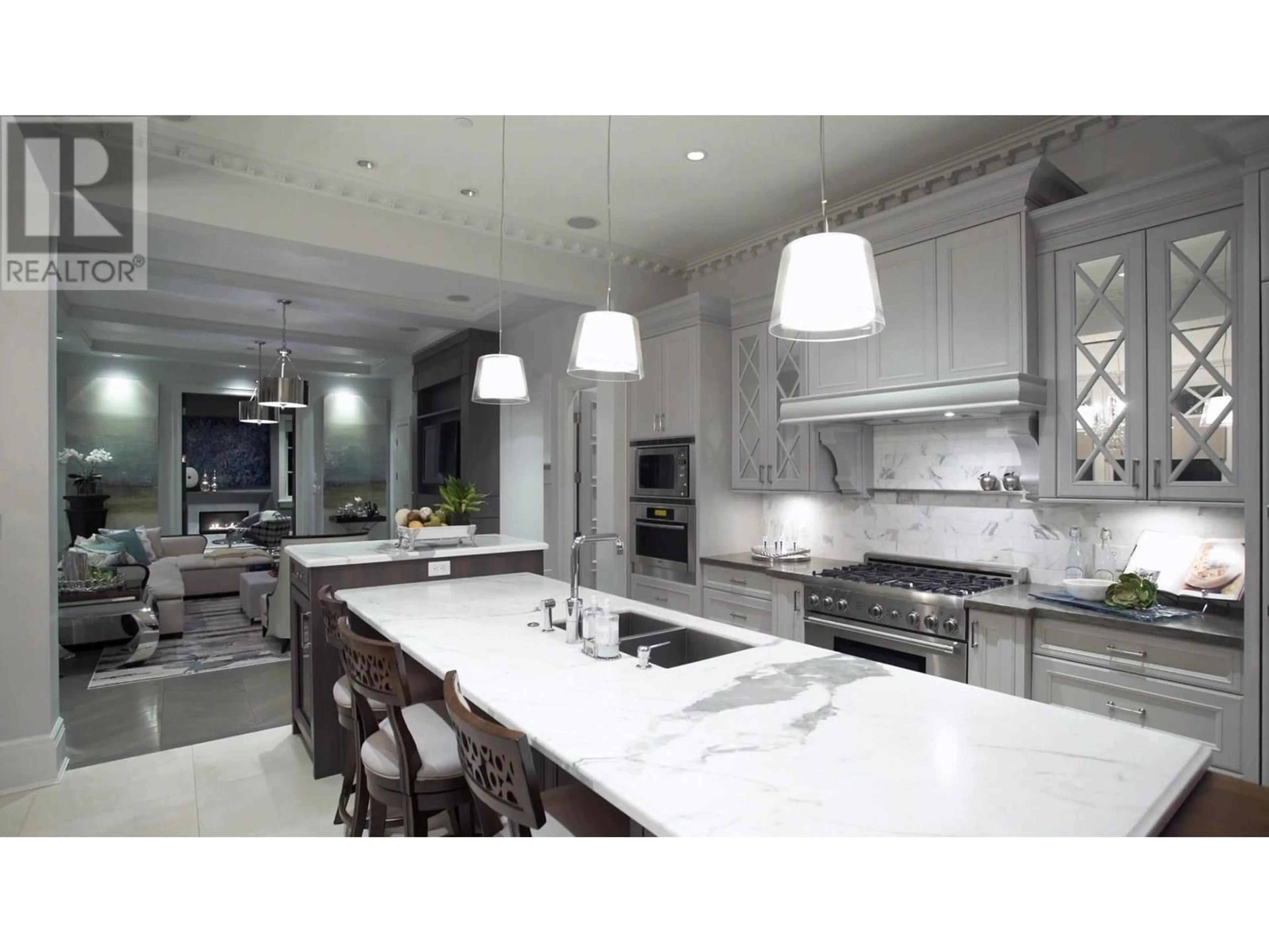 Contemporary kitchen, ceramic/tile floor for 3405 CYPRESS STREET, Vancouver British Columbia V6J0A7