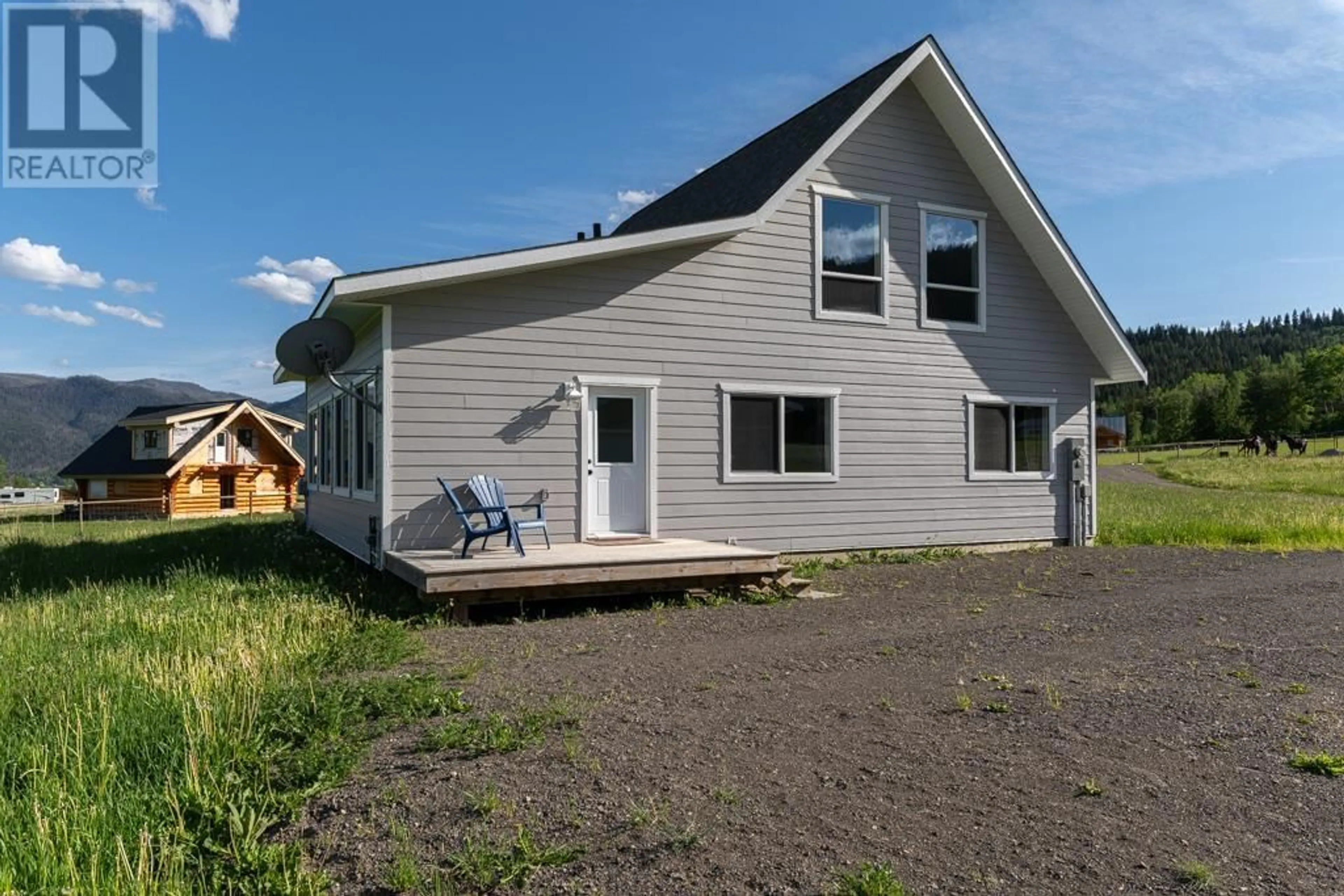 Home with vinyl exterior material, building for 3963 CANIM VIEW DRIVE, 100 Mile House British Columbia V0K1J0