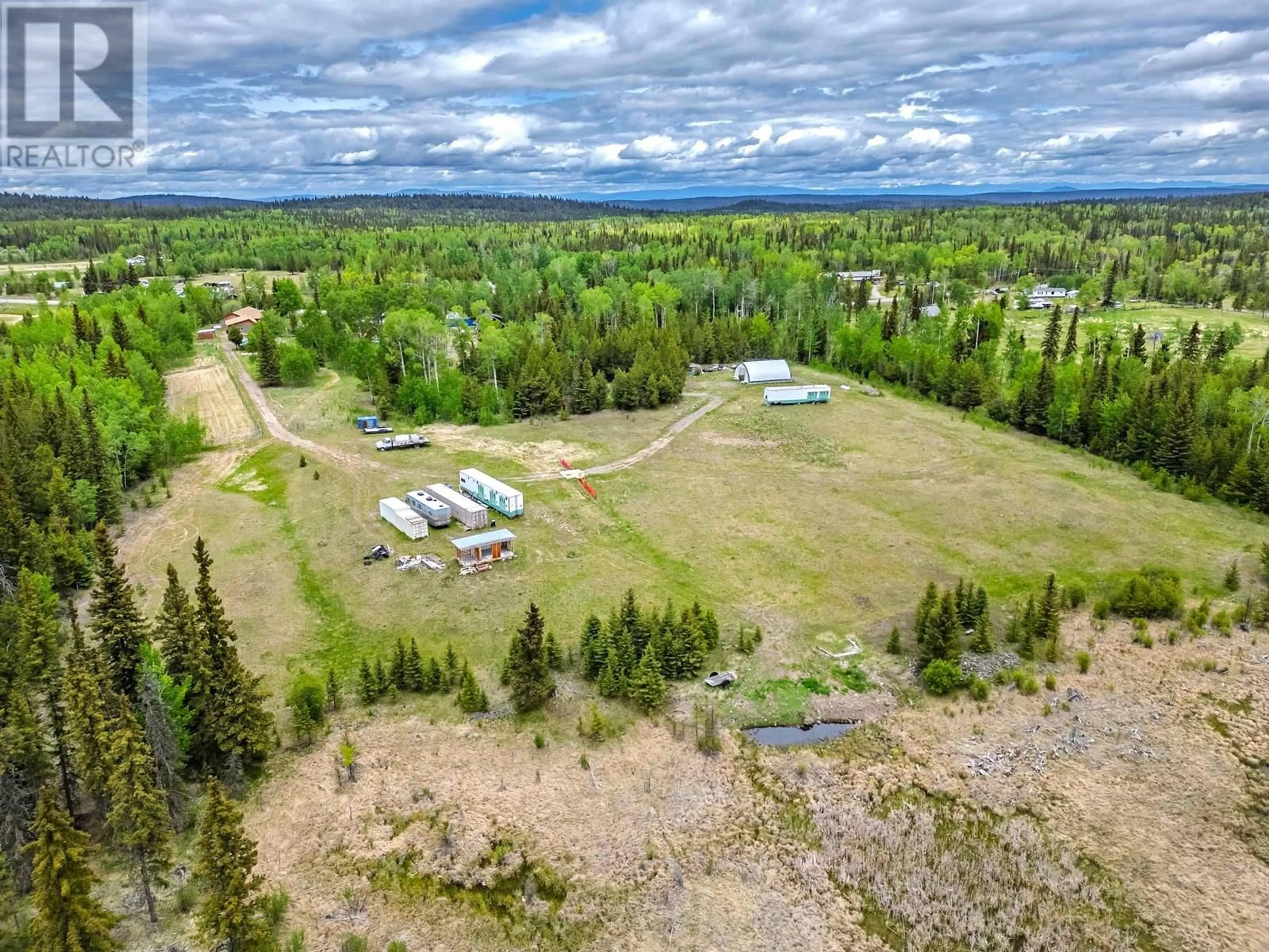 A pic from outside/outdoor area/front of a property/back of a property/a pic from drone, forest/trees view for 5606 LITTLE FORT HWY 24, Lone Butte British Columbia V0K2E2