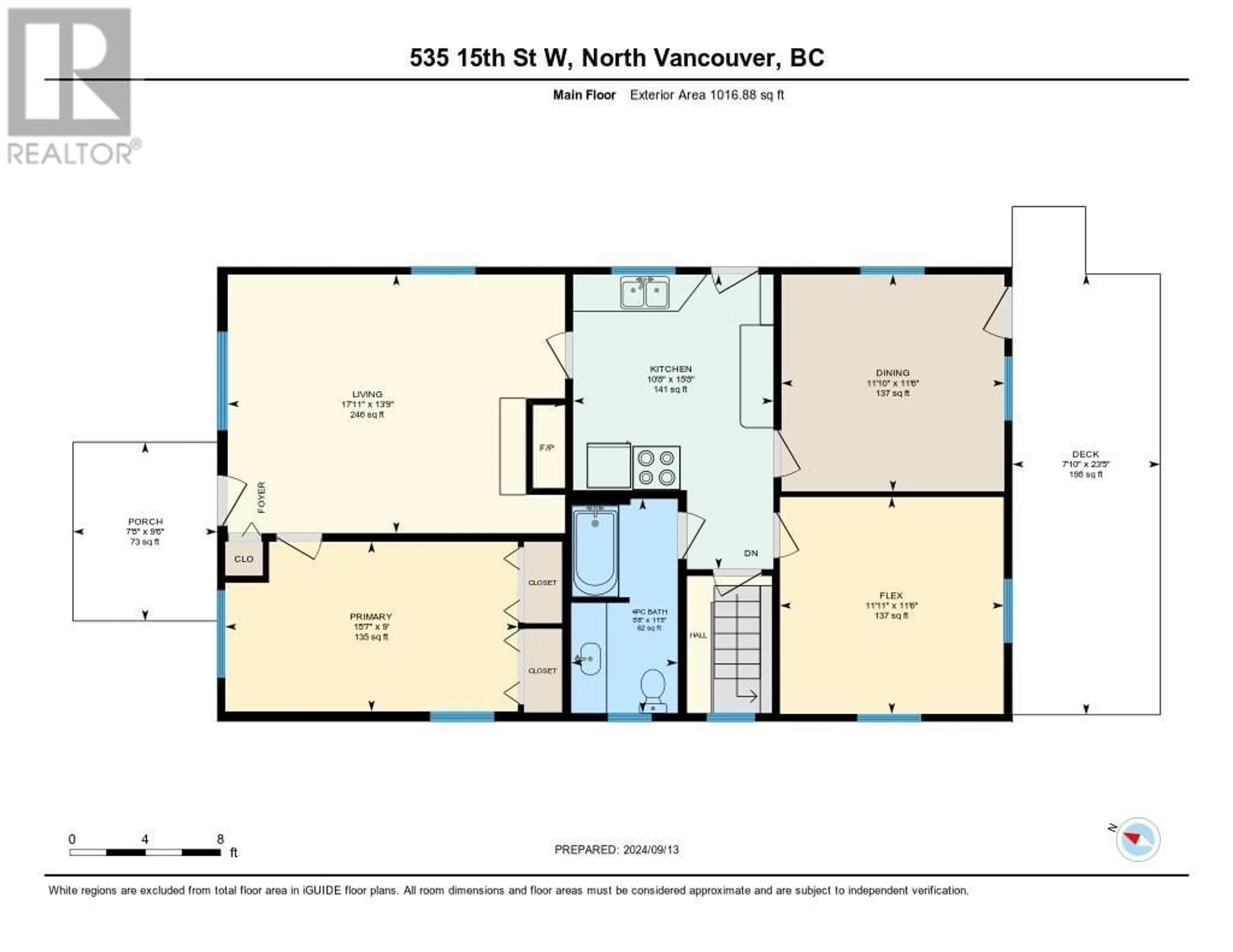 Floor plan for 535 15TH STREET, North Vancouver British Columbia V7M1S8
