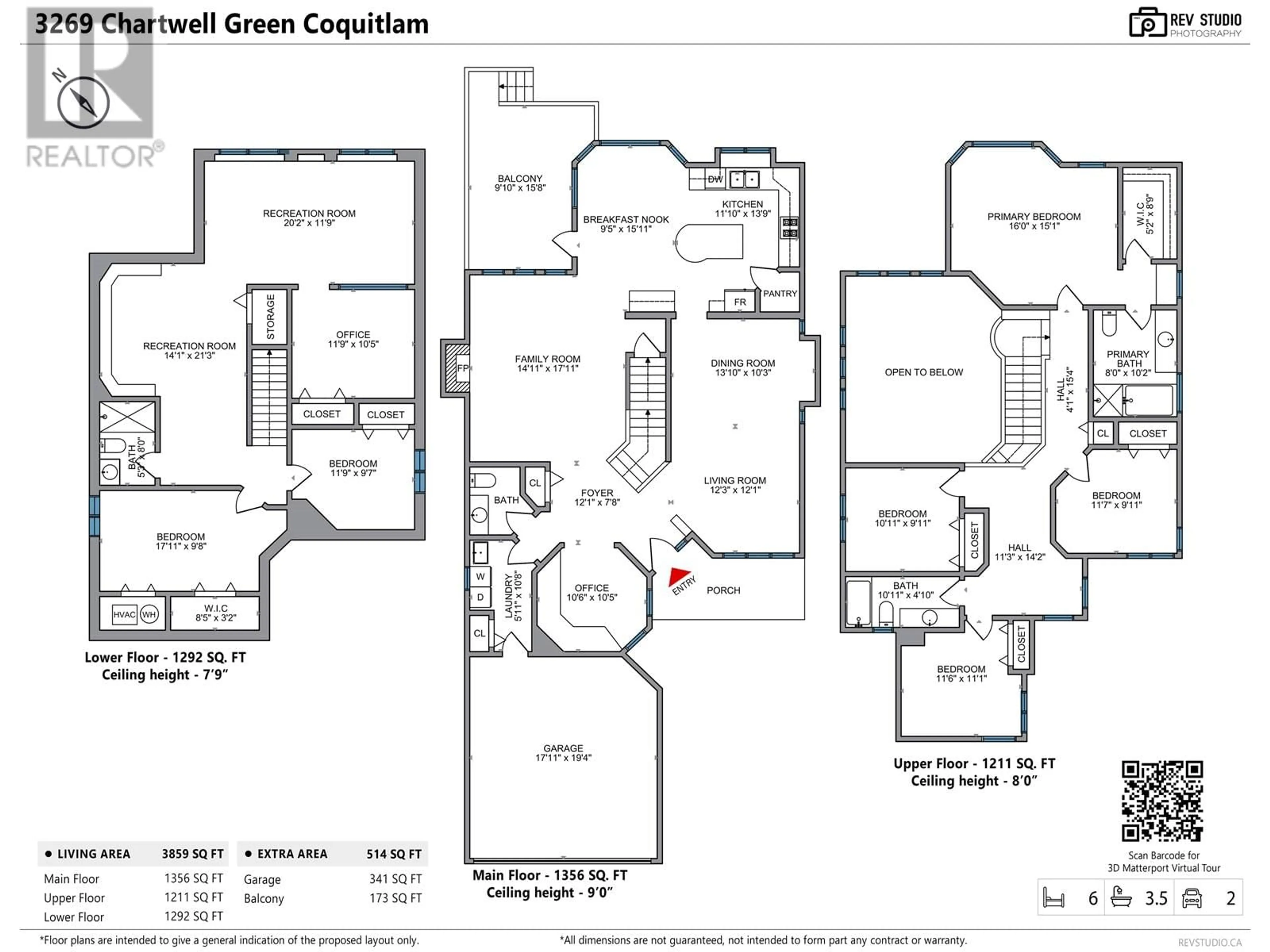 Floor plan for 3269 CHARTWELL GRN, Coquitlam British Columbia V3E3M9