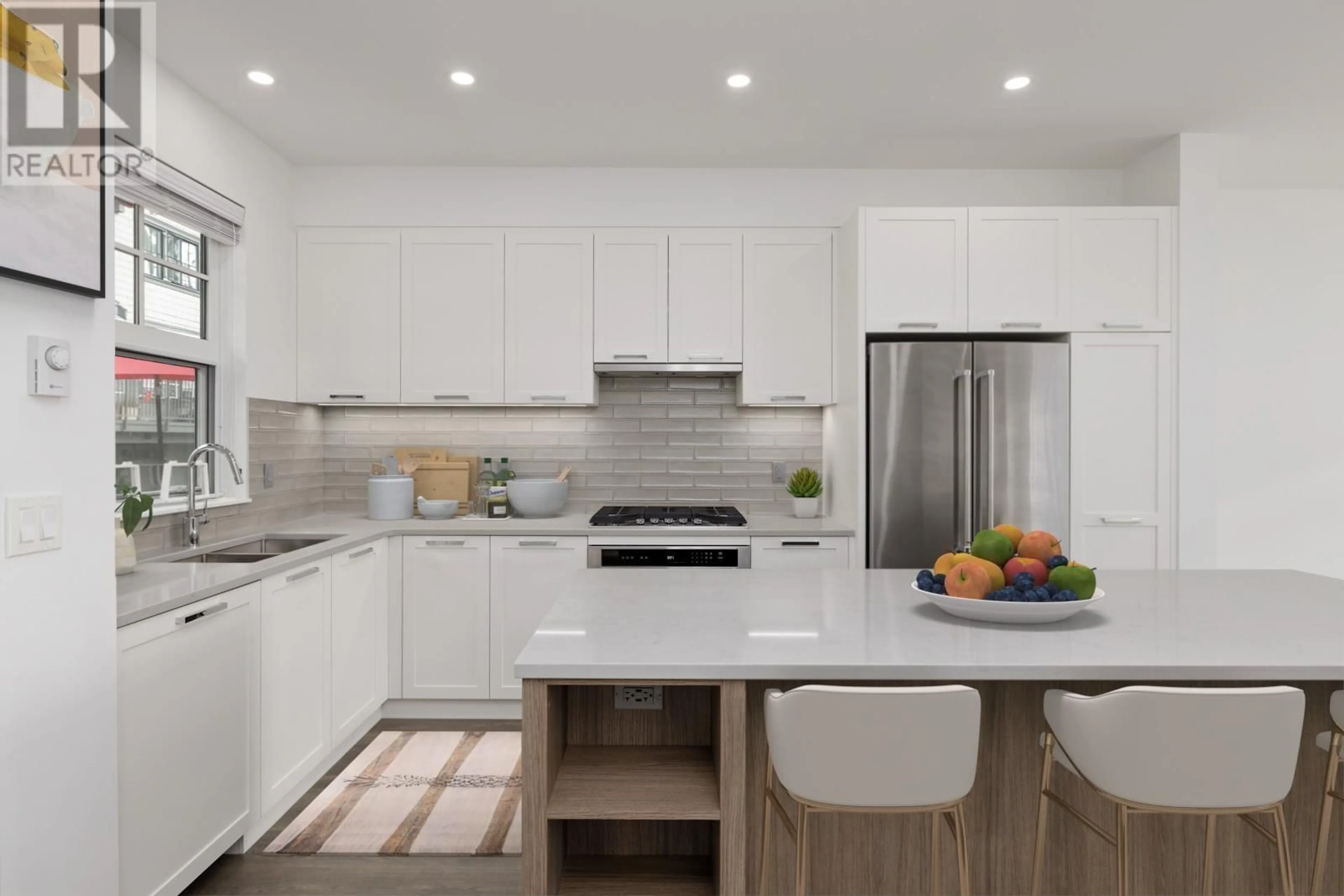 Contemporary kitchen, ceramic/tile floor for 125 - 1290 MITCHELL STREET, Coquitlam British Columbia V3E0N9