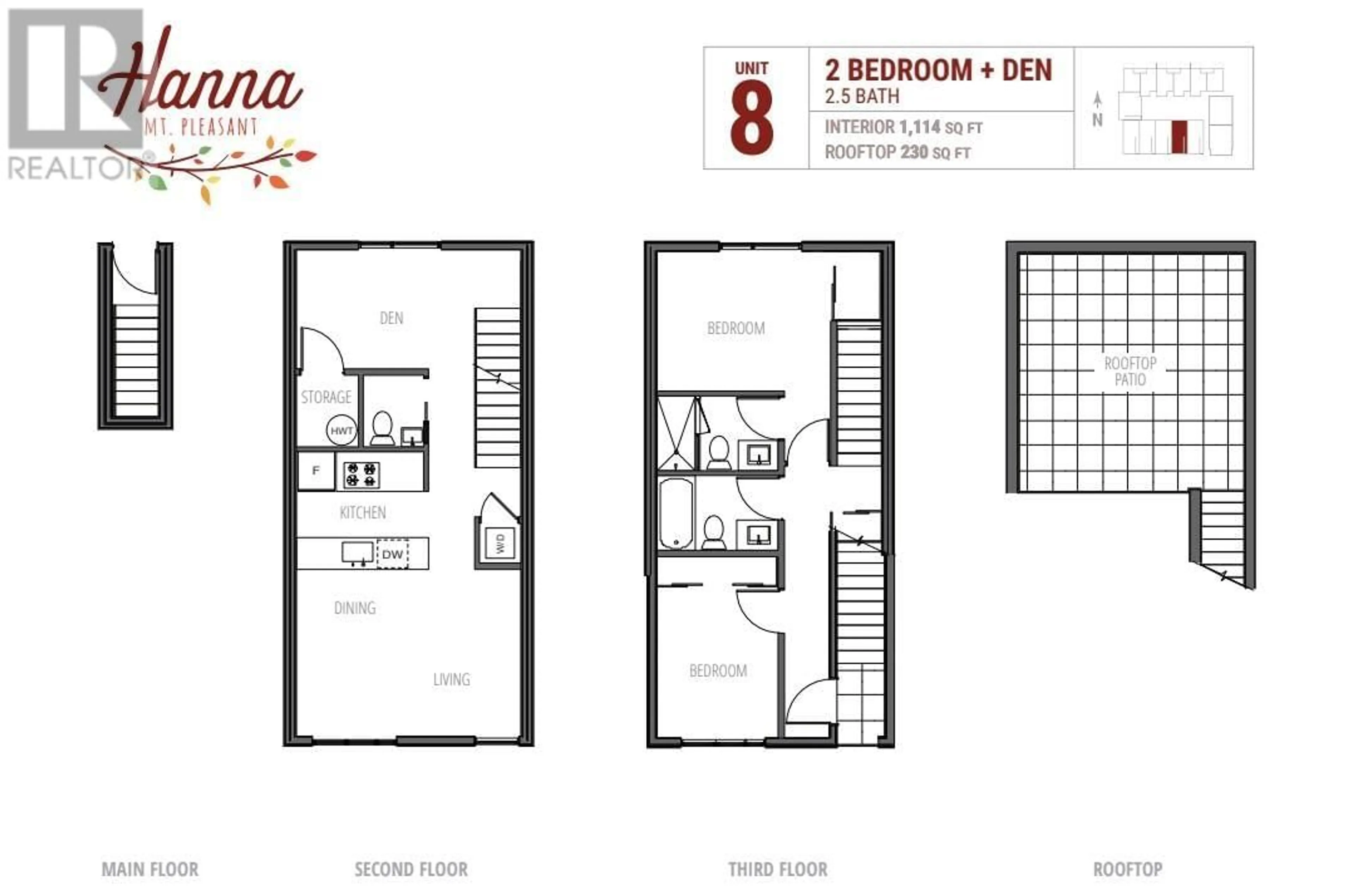 Floor plan for 8 - 531 16TH AVENUE, Vancouver British Columbia V5T2V1