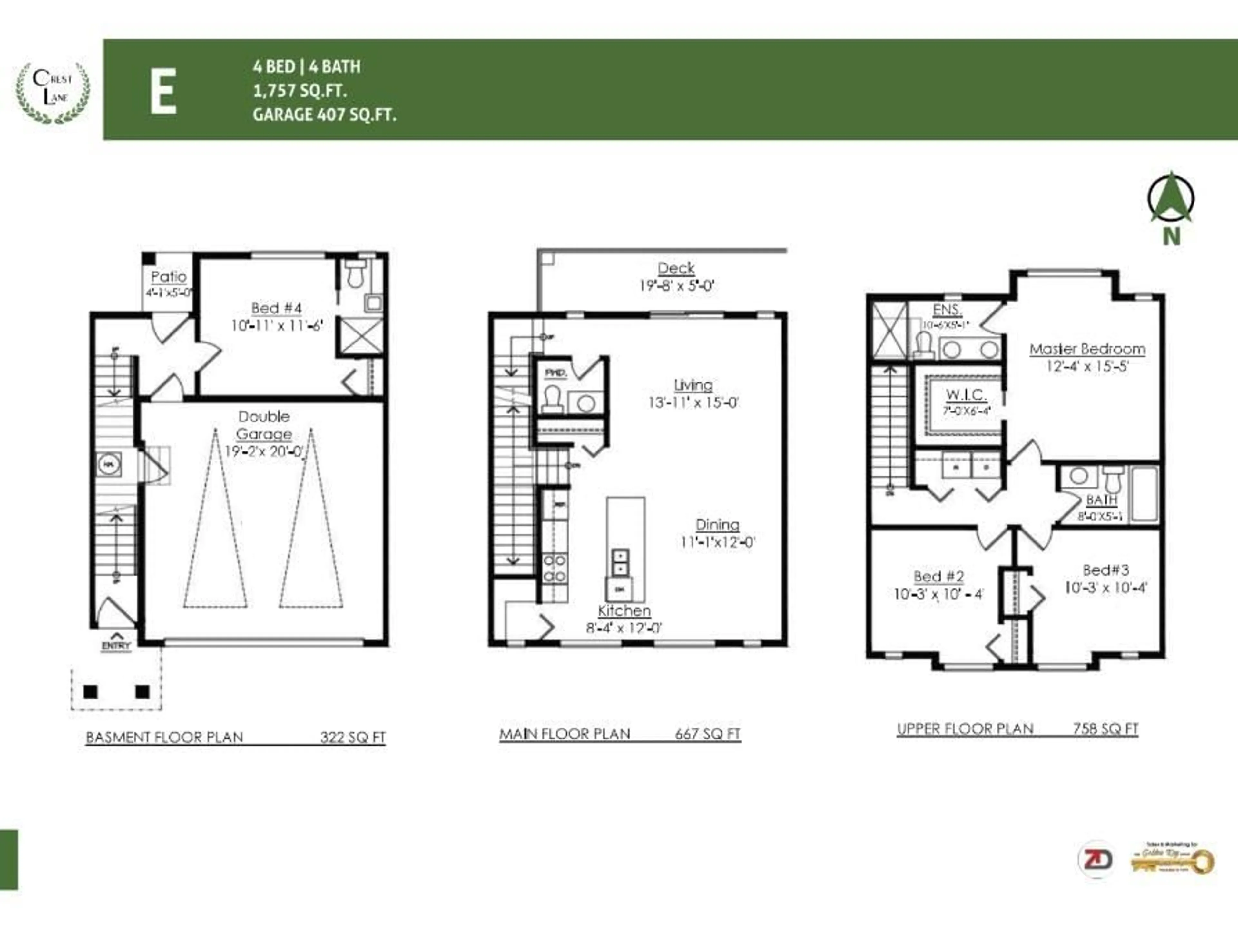 Floor plan for 27 - 8181 135A, Surrey British Columbia V3W3N8