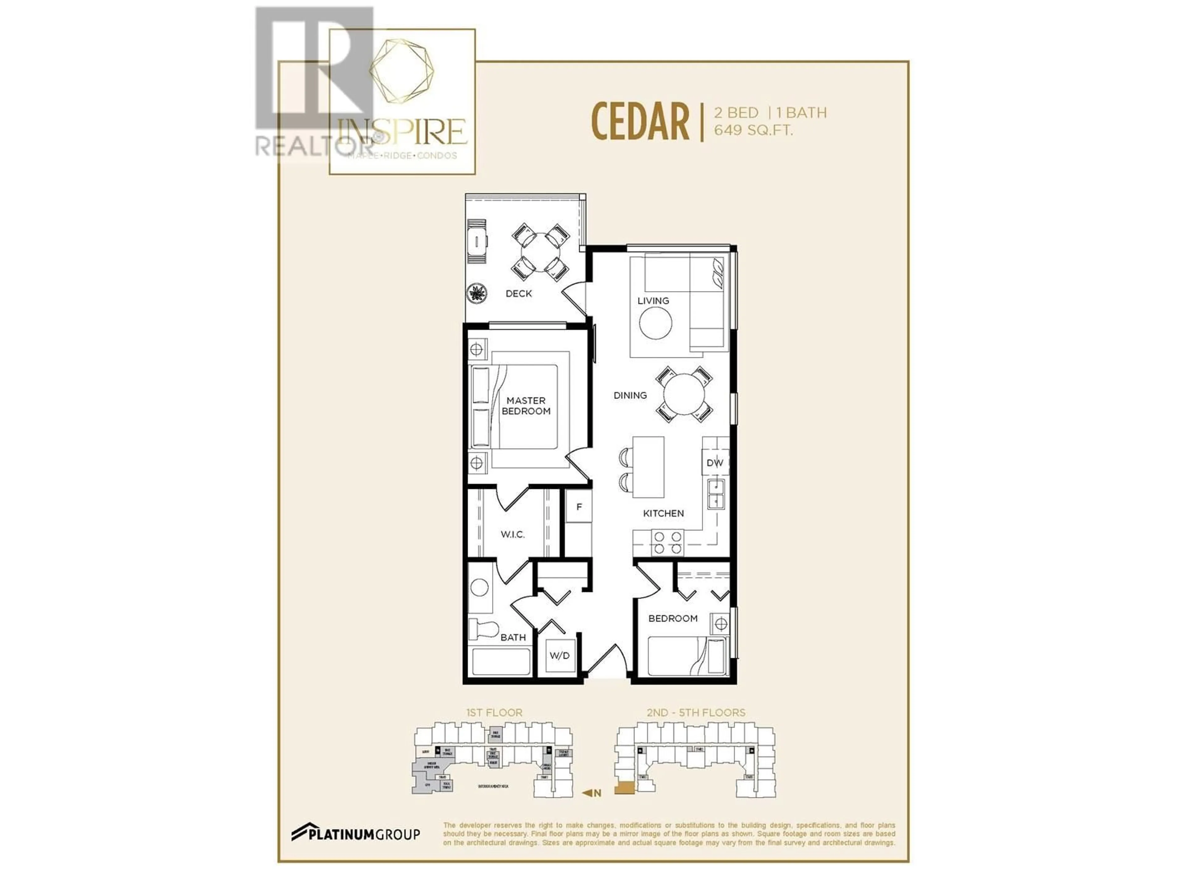 Floor plan for 427 - 12109 223 STREET, Maple Ridge British Columbia V2X6X1