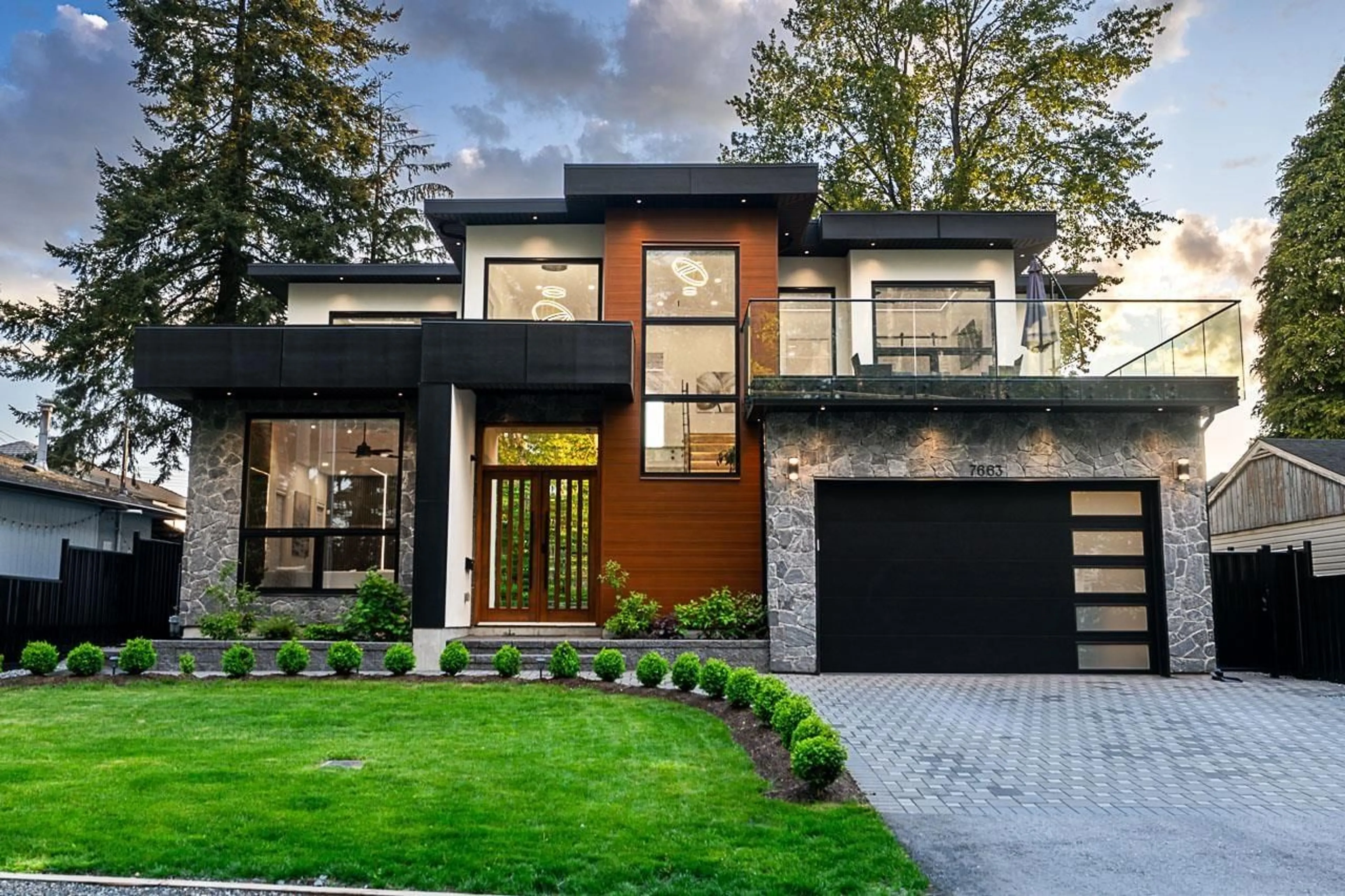 Home with brick exterior material, street for 7663 127, Surrey British Columbia V3W4B1