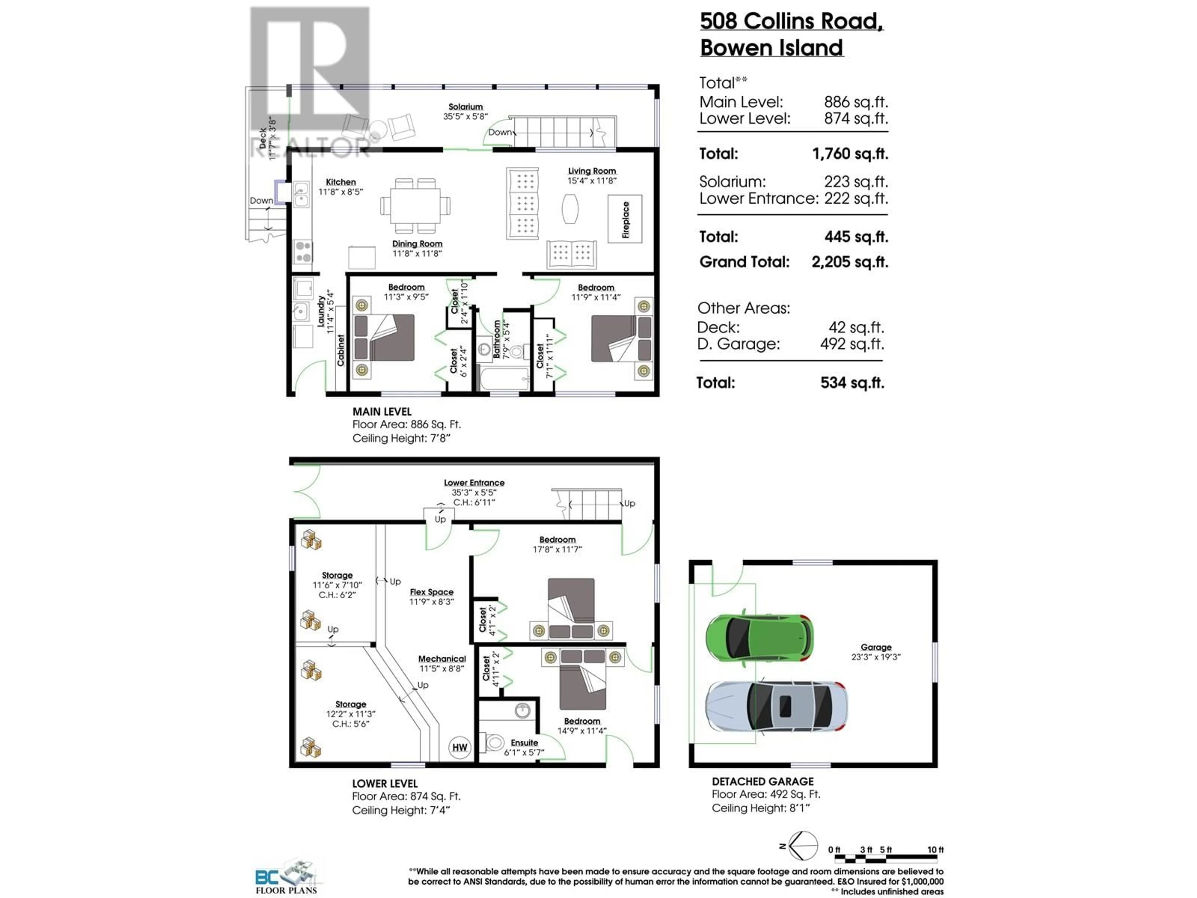 Floor plan for 508 COLLINS ROAD, Bowen Island British Columbia V0N1G1