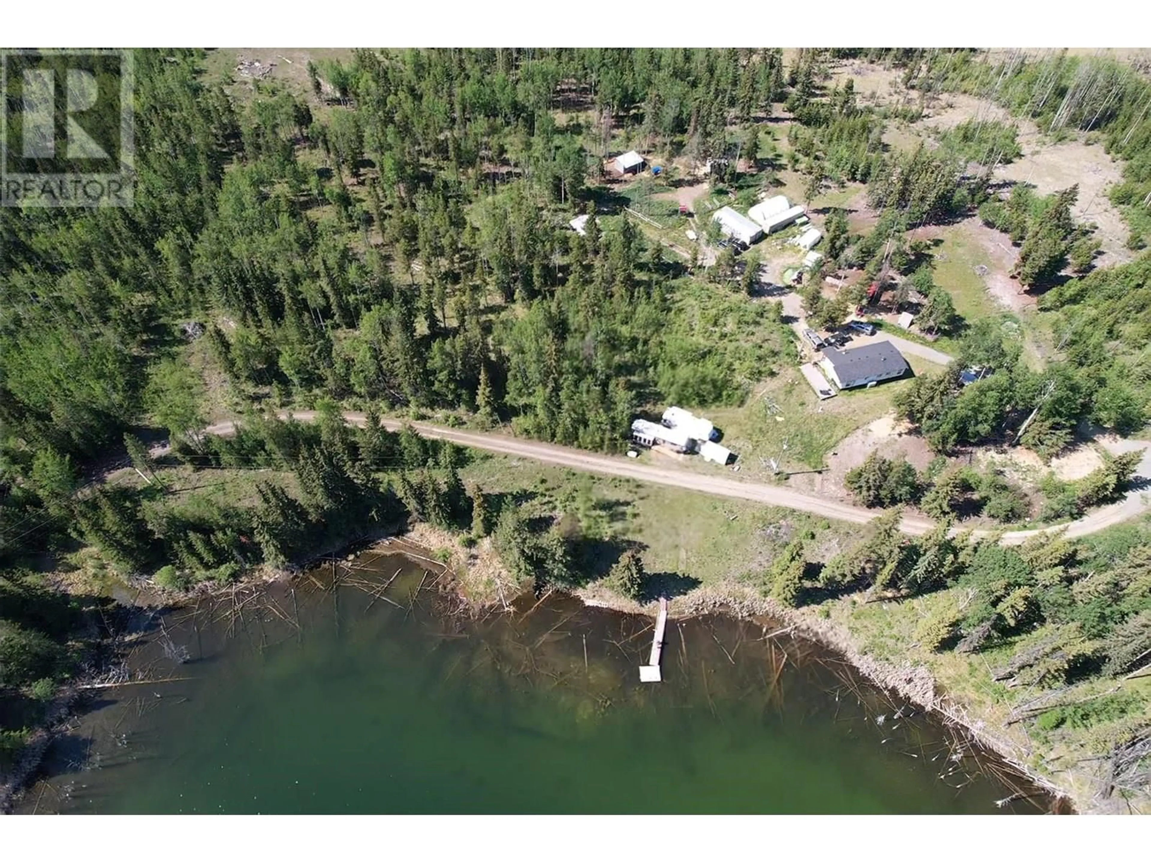 A pic from outside/outdoor area/front of a property/back of a property/a pic from drone, water/lake/river/ocean view for 7085 WATCH LAKE ROAD, Lone Butte British Columbia V0K1X0