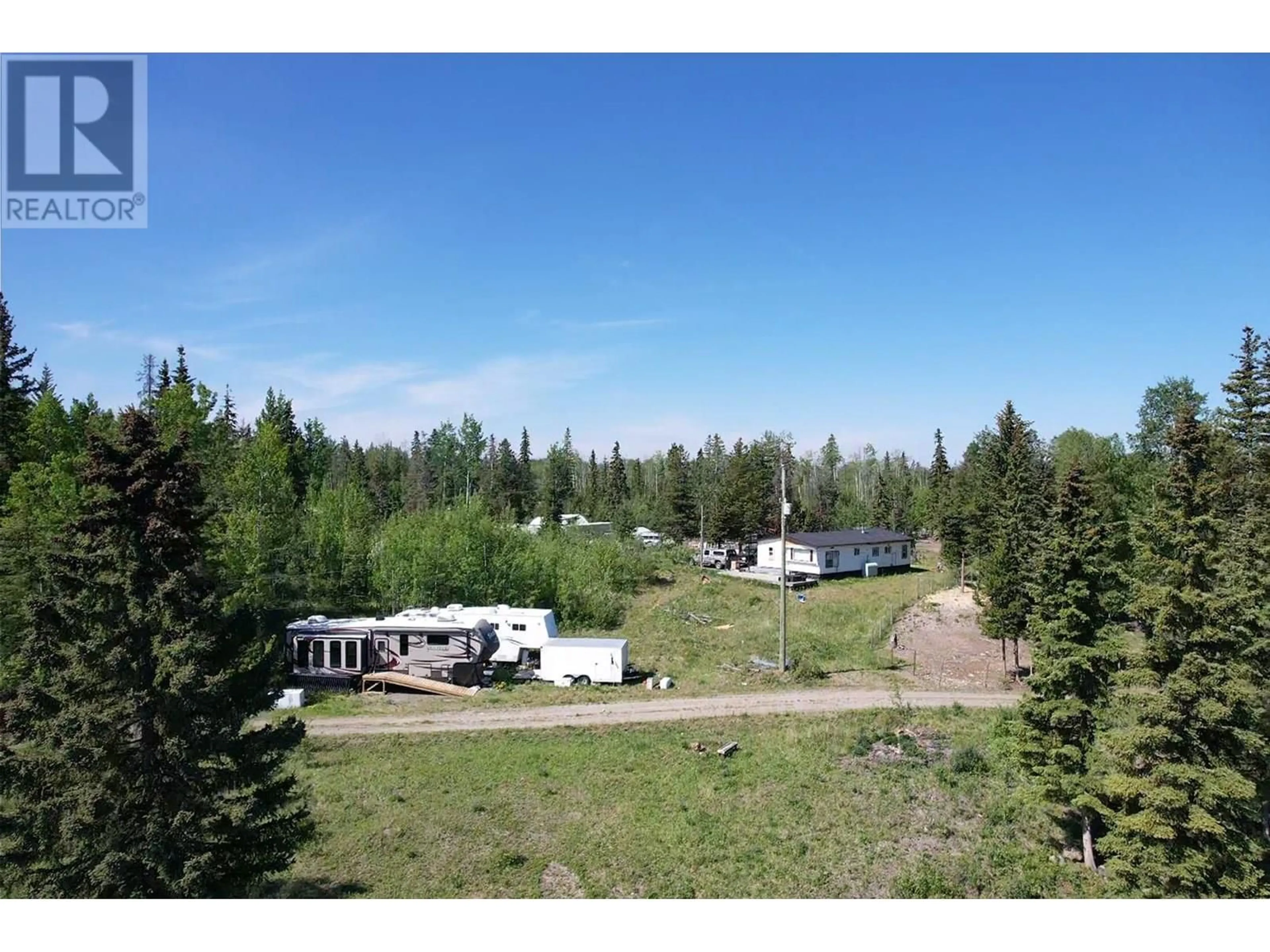 A pic from outside/outdoor area/front of a property/back of a property/a pic from drone, mountain view for 7085 WATCH LAKE ROAD, Lone Butte British Columbia V0K1X0