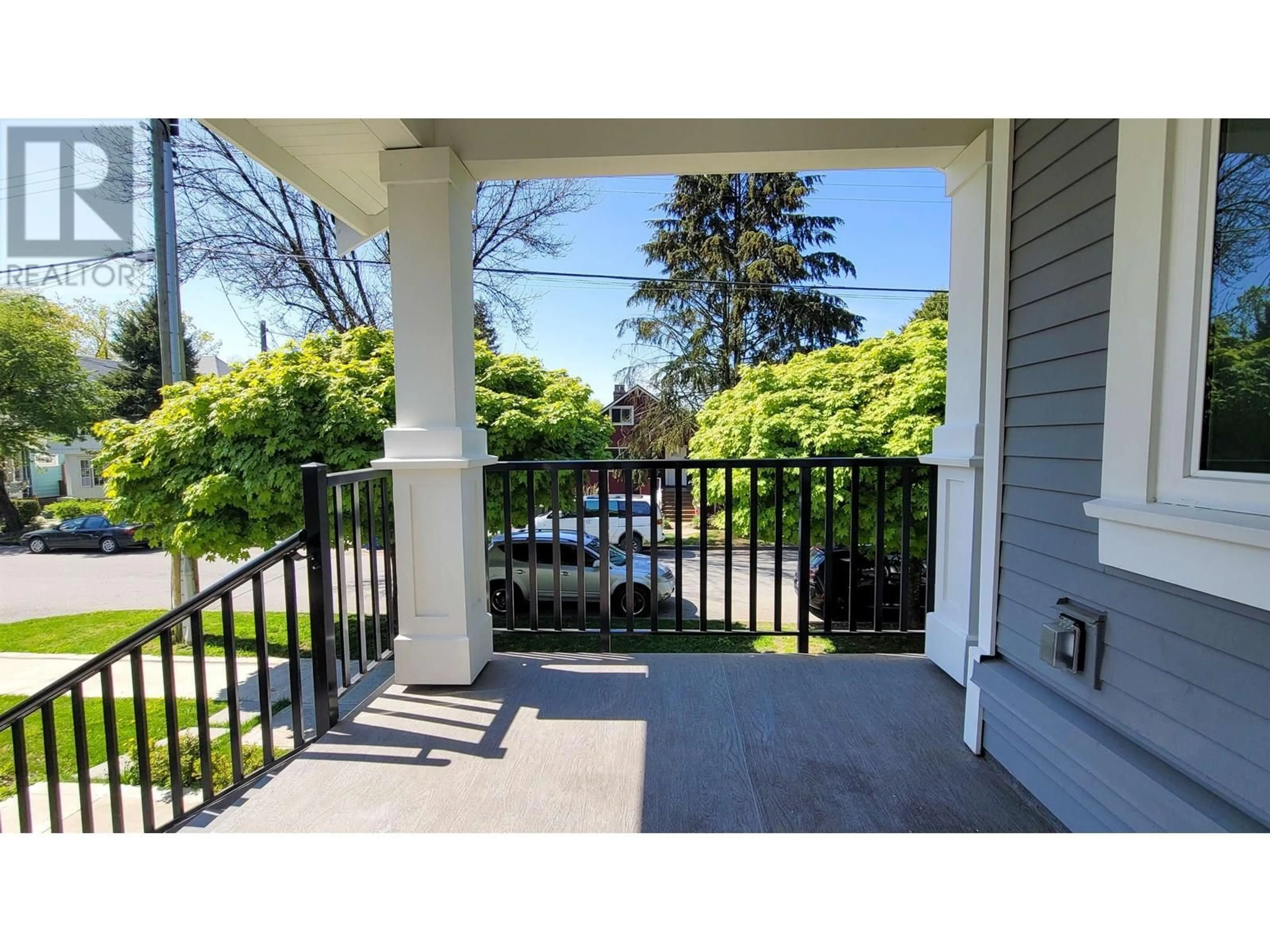 Patio, water/lake/river/ocean view for 3820 INVERNESS STREET, Vancouver British Columbia V5V1W6