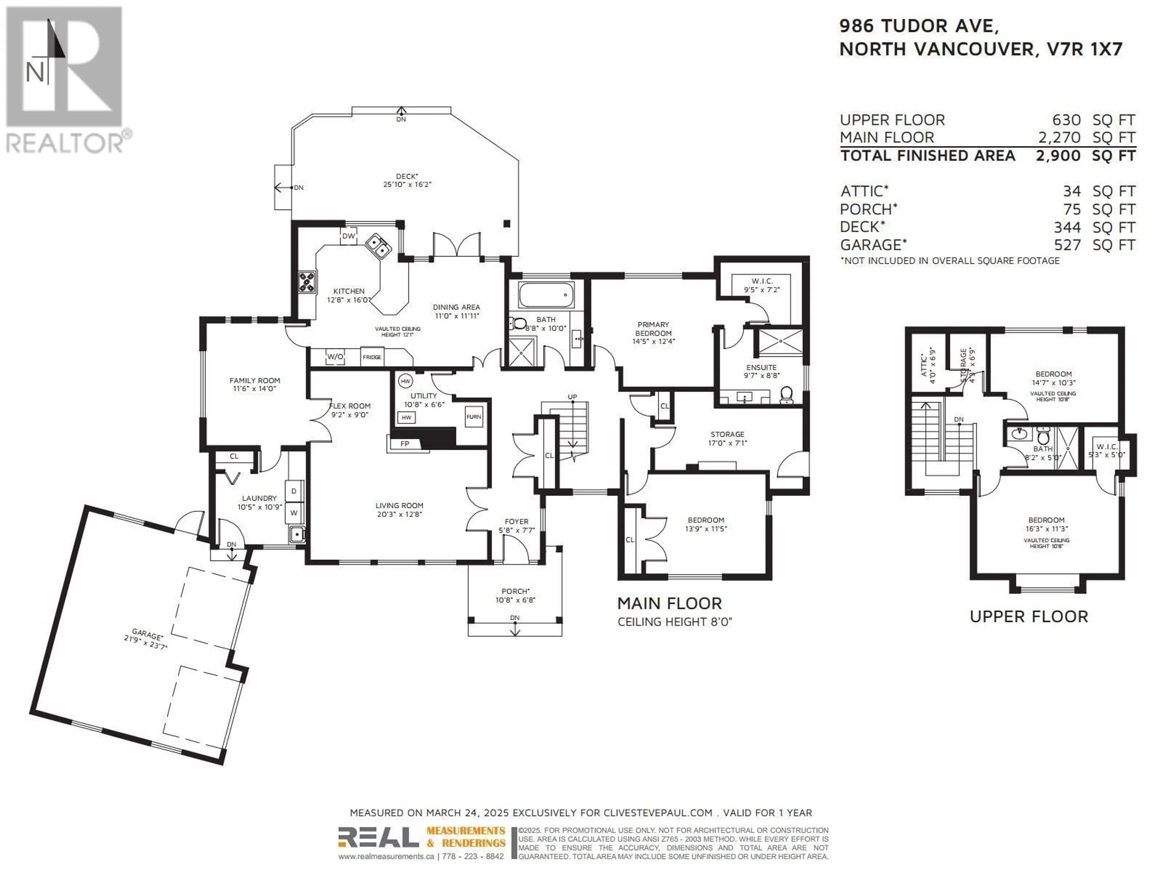 Floor plan for 986 TUDOR AVENUE, North Vancouver British Columbia V7R1X7
