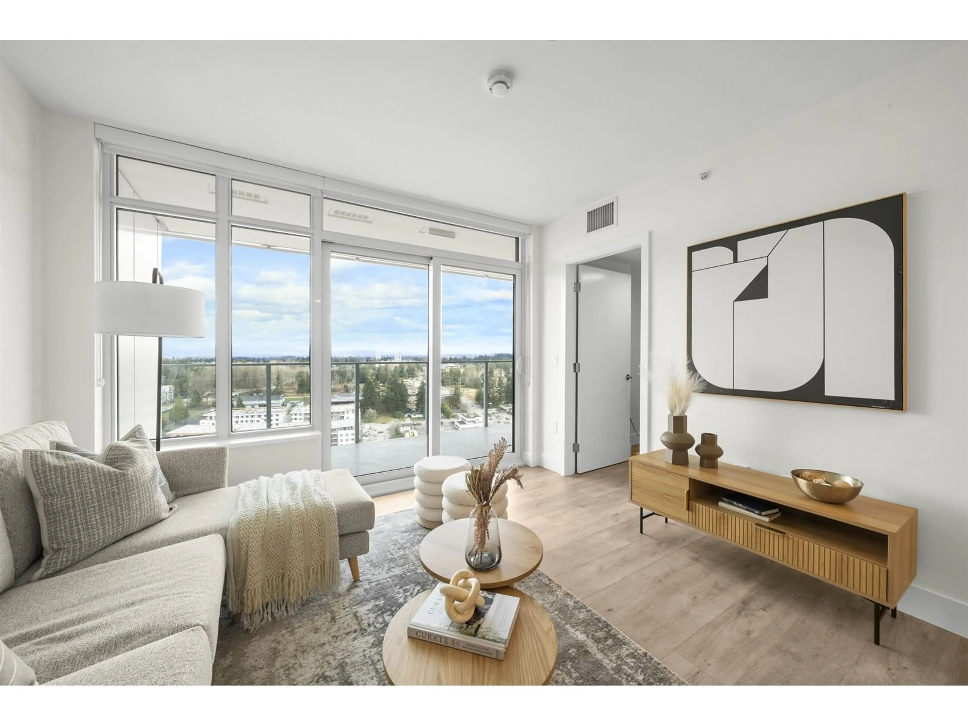Living room with furniture, unknown for 2401 - 10428 WHALLEY, Surrey British Columbia V3T1W6