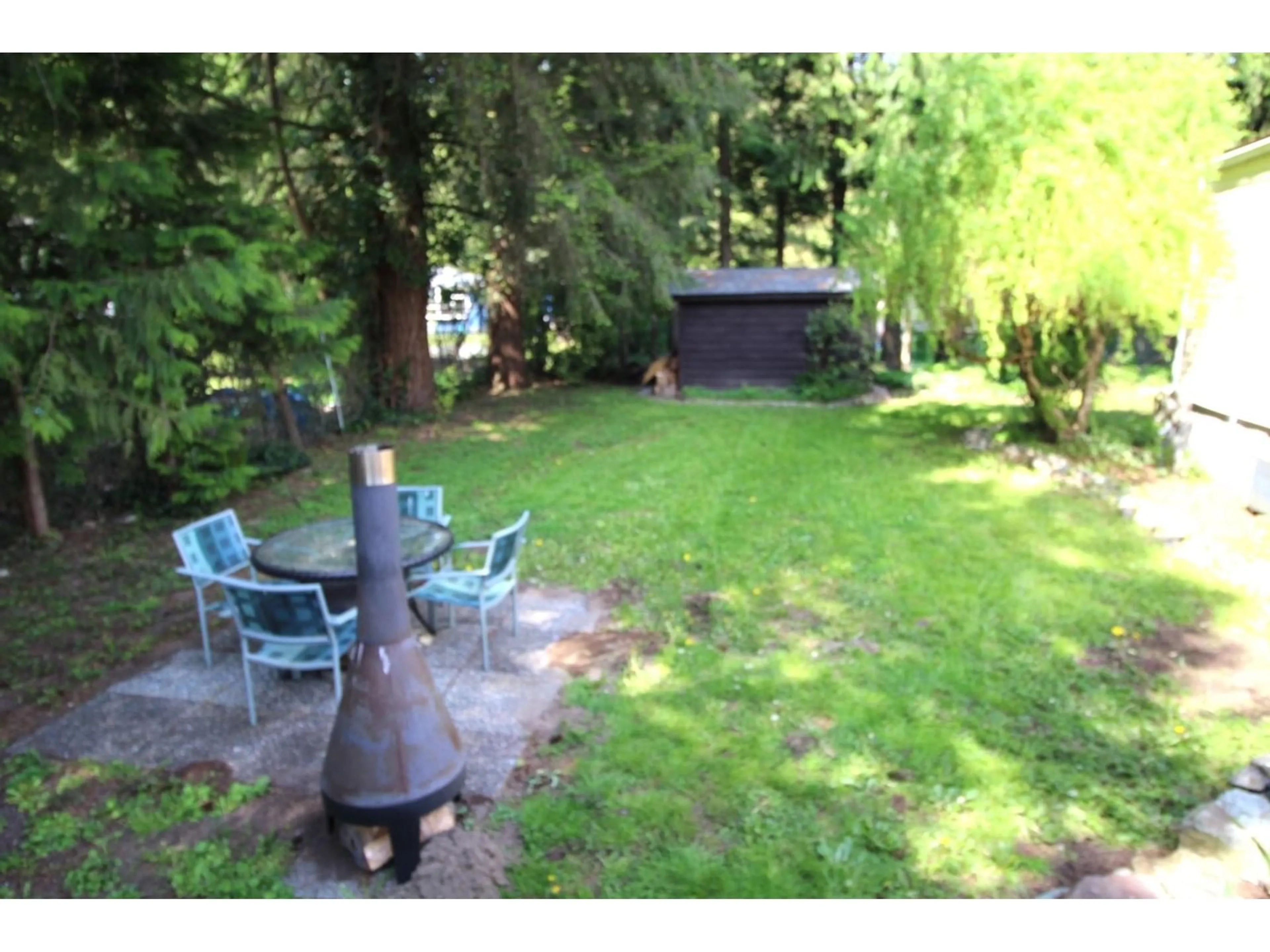 Patio, forest/trees view for 207 - 45835 SLEEPY HOLLOW ROAD, Cultus Lake British Columbia V2R5A9