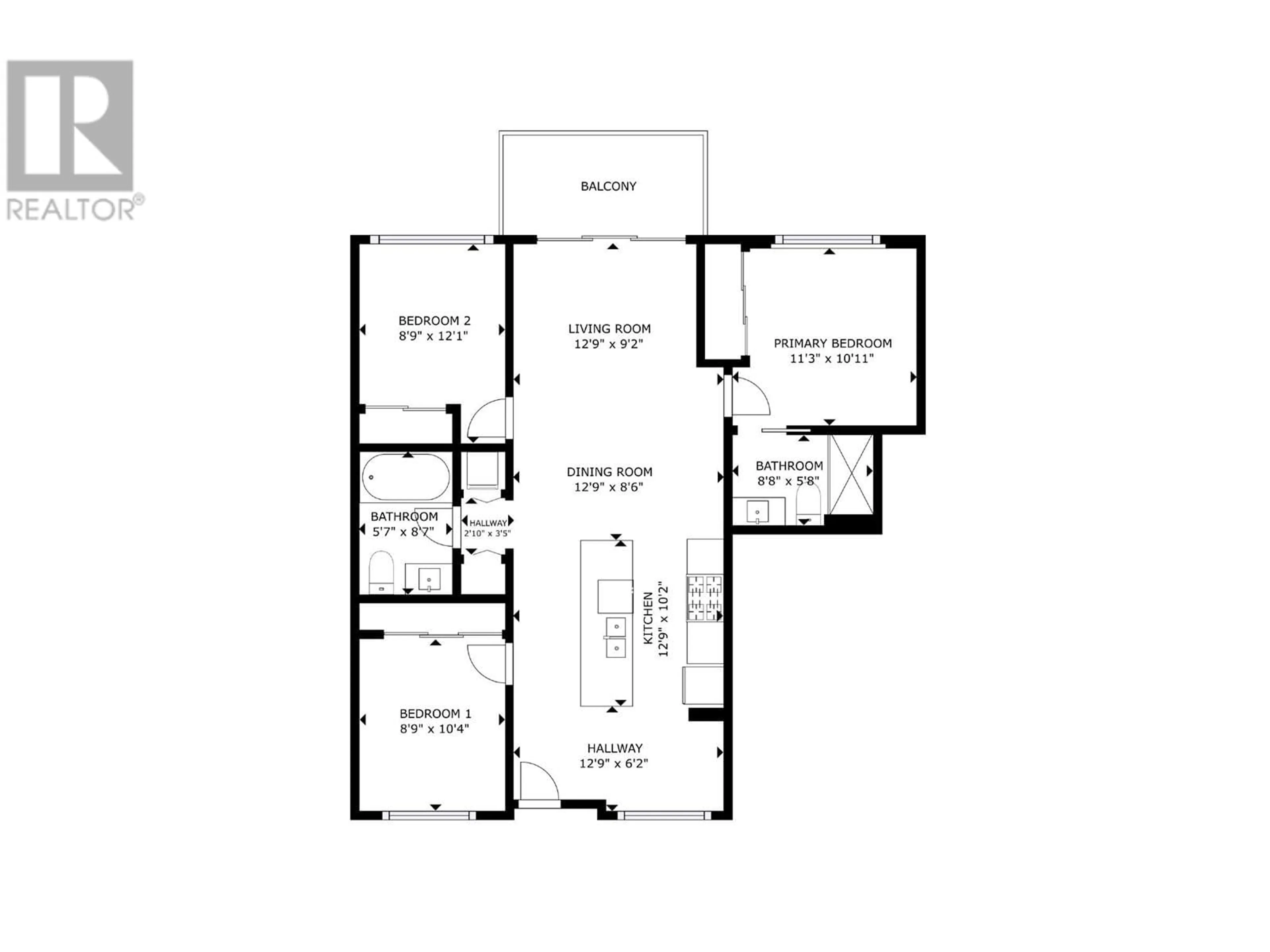 Floor plan for 211 - 1496 CHARLOTTE ROAD, North Vancouver British Columbia V7J0C9