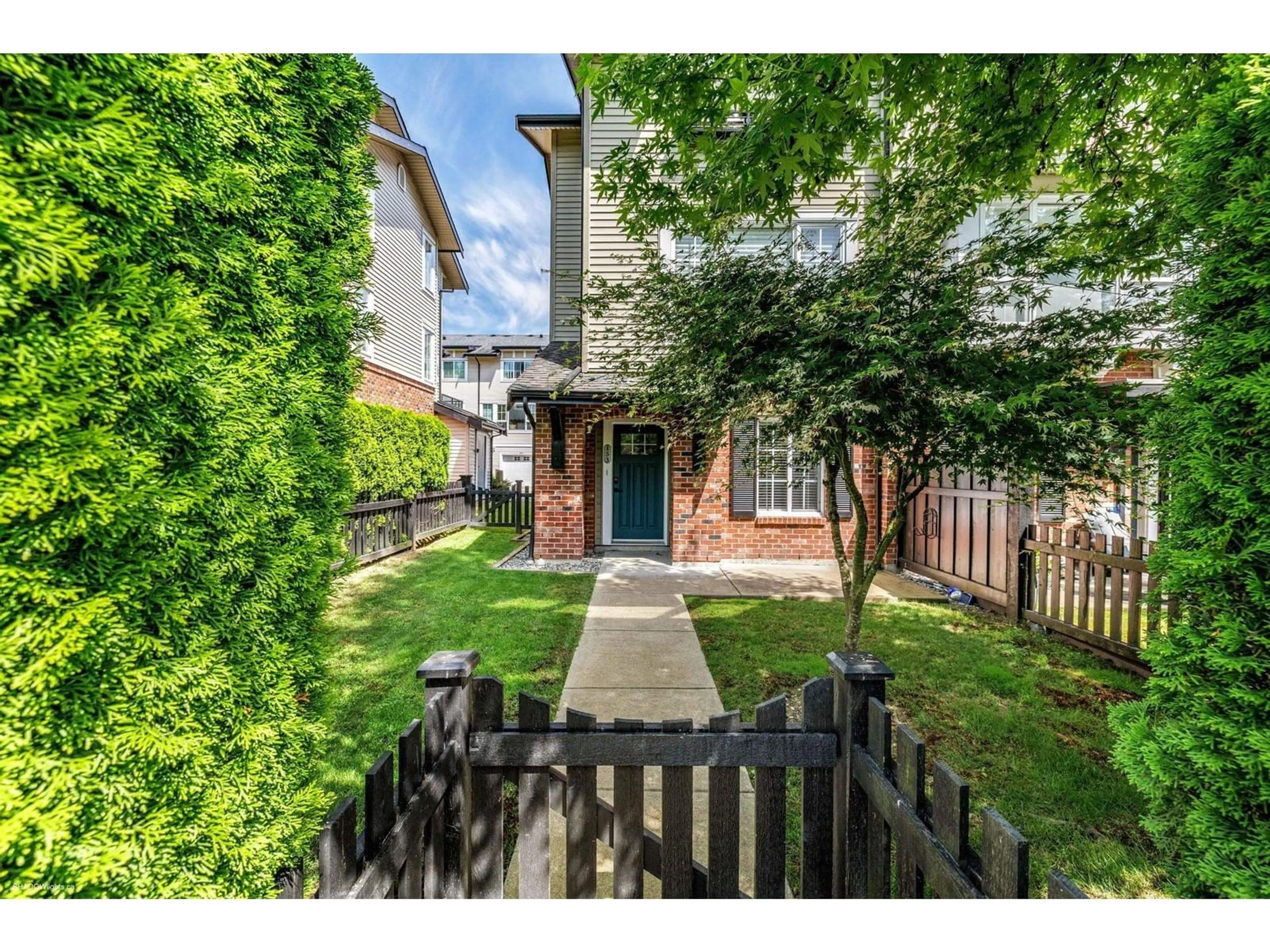 A pic from outside/outdoor area/front of a property/back of a property/a pic from drone, street for 153 - 2450 161A, Surrey British Columbia V3Z8K4