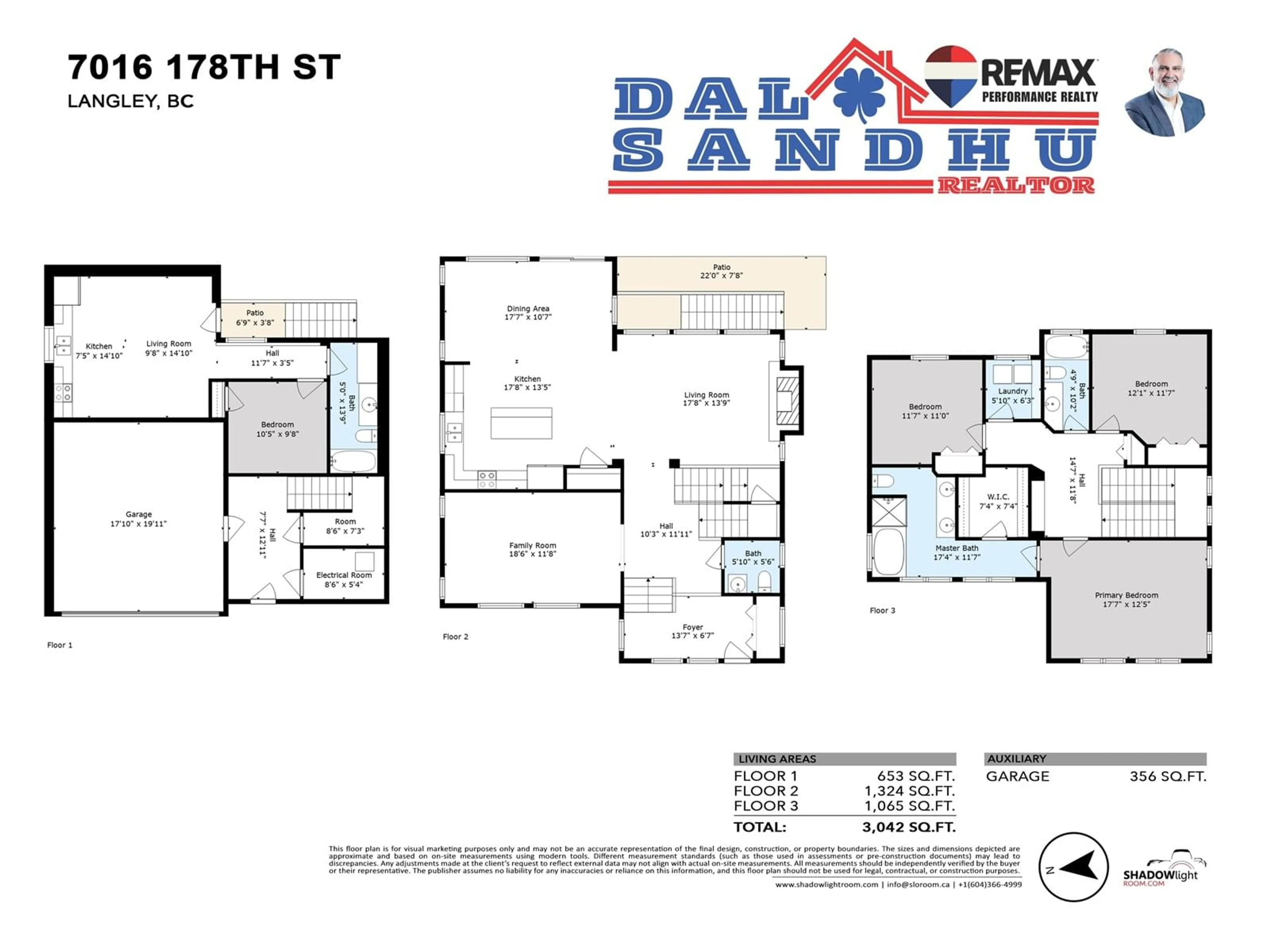 Floor plan for 7016 178TH, Surrey British Columbia V3S8S2