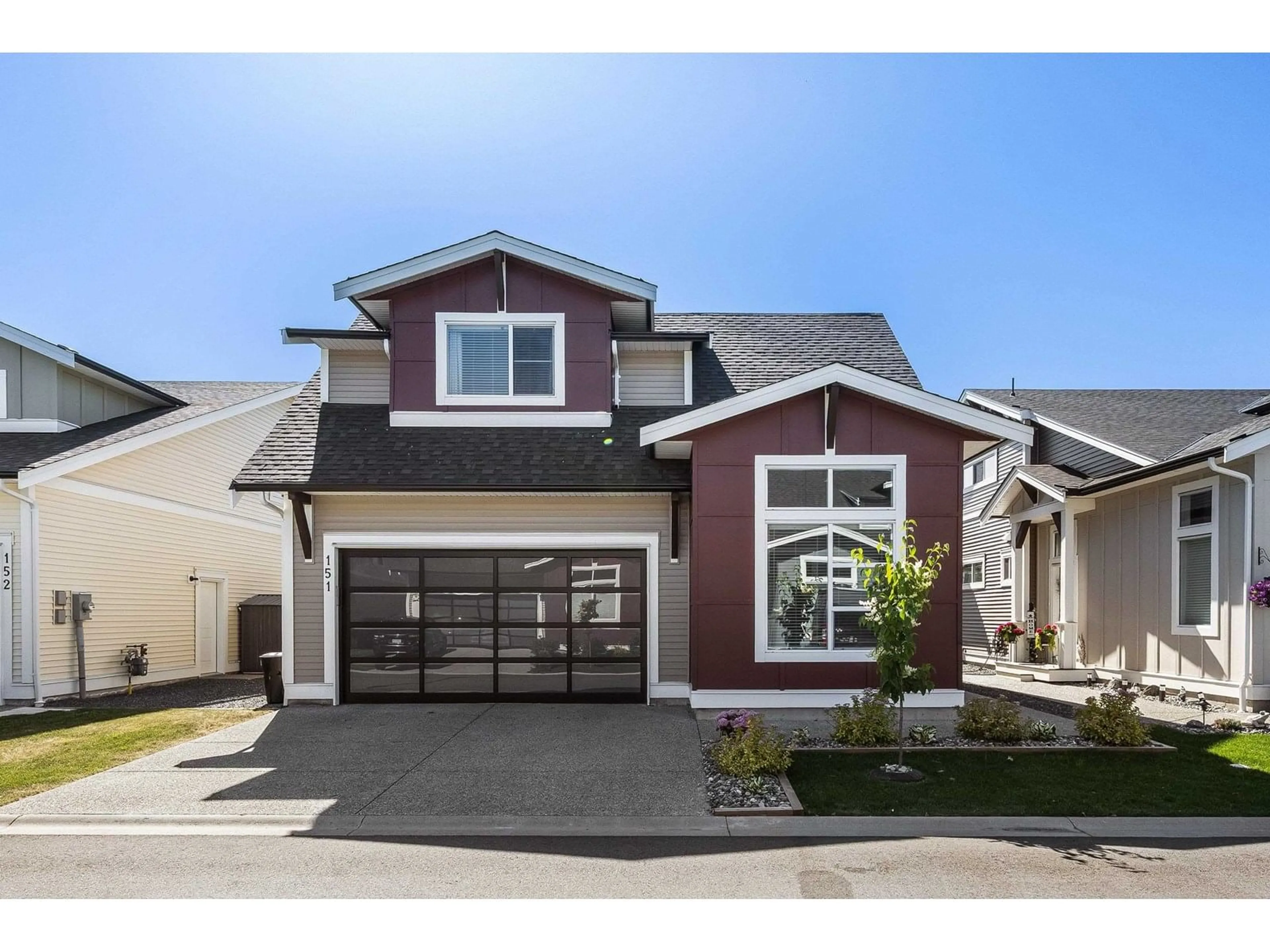 Home with vinyl exterior material, street for 151 - 46213 HAKWELES ROAD, Chilliwack British Columbia V4Z0C6
