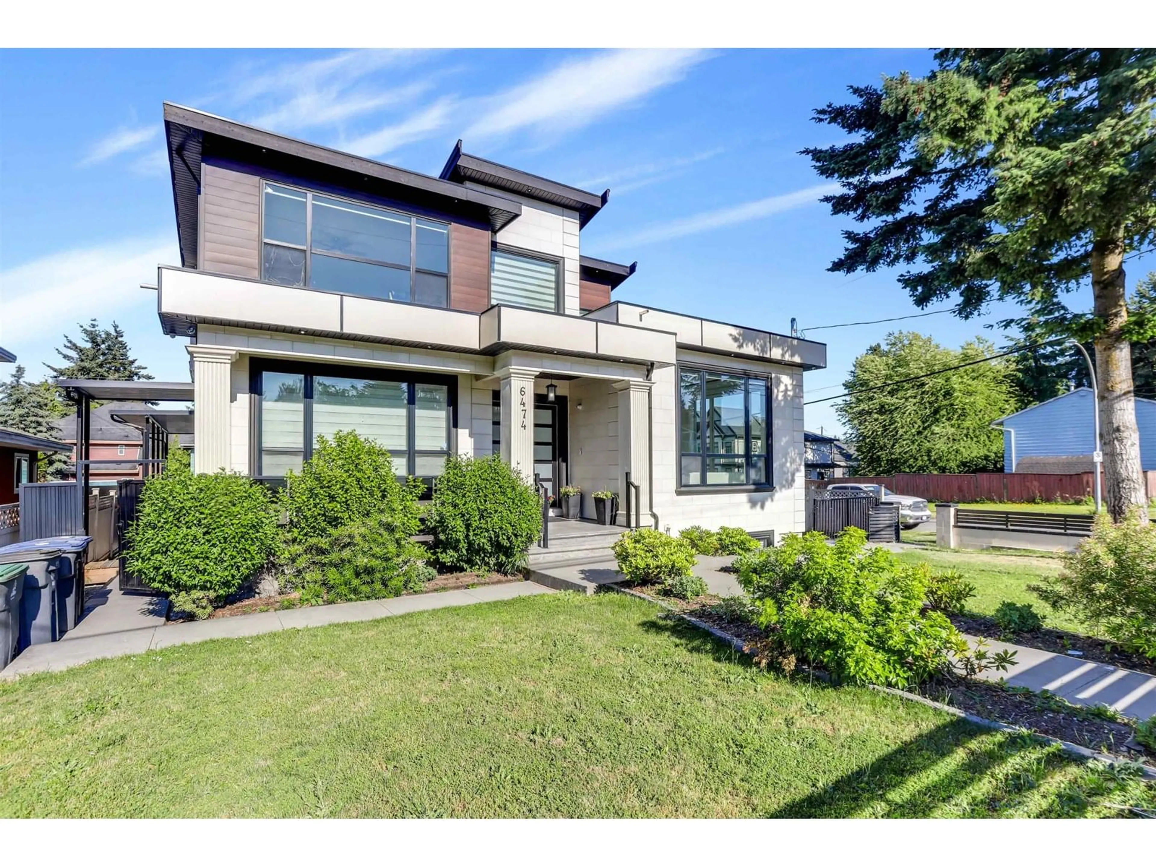 Home with brick exterior material, street for 6474 134, Surrey British Columbia V3W4S2