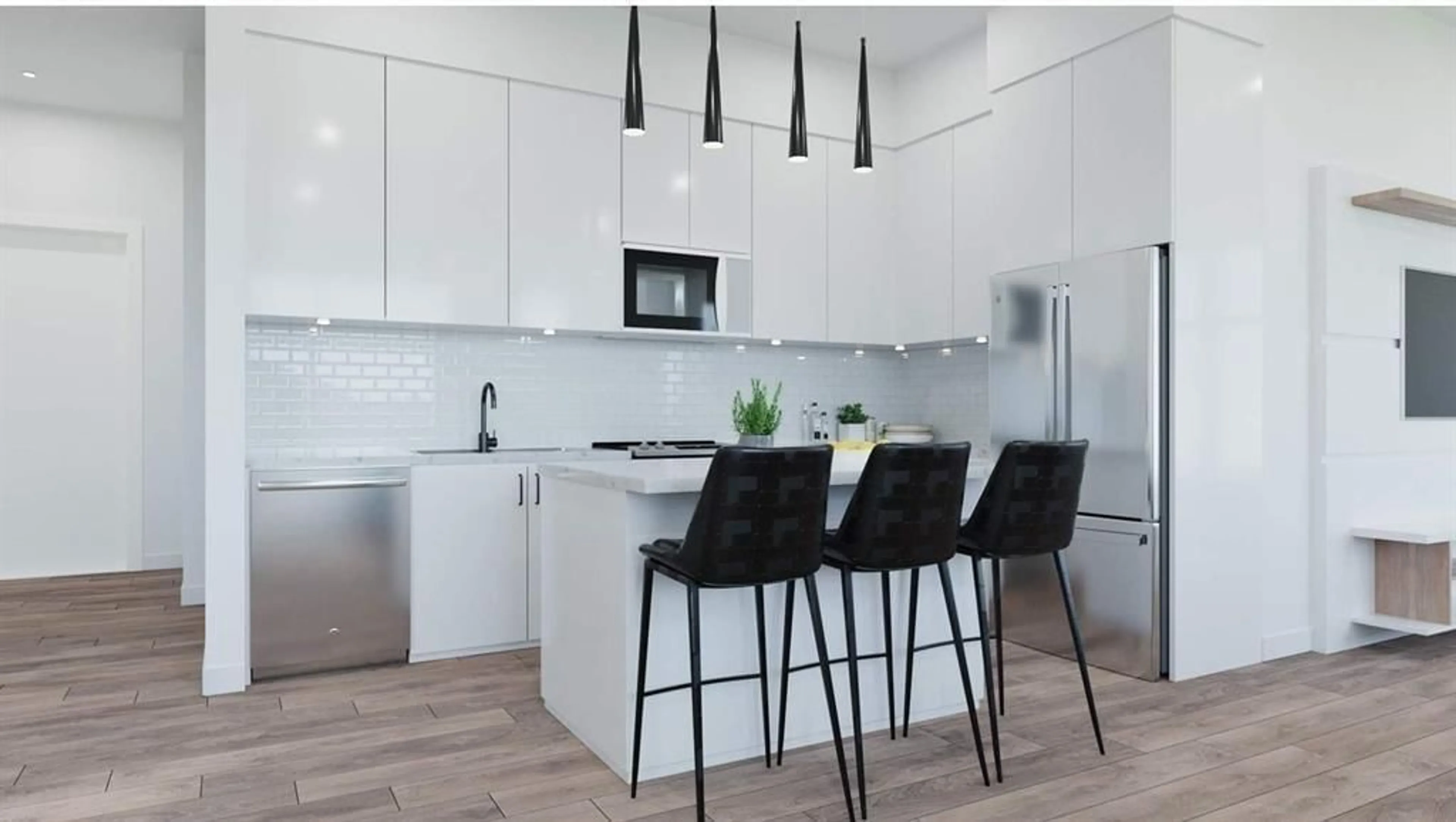 Open concept kitchen, unknown for 105 - 163 175A, Surrey British Columbia V0V0V0