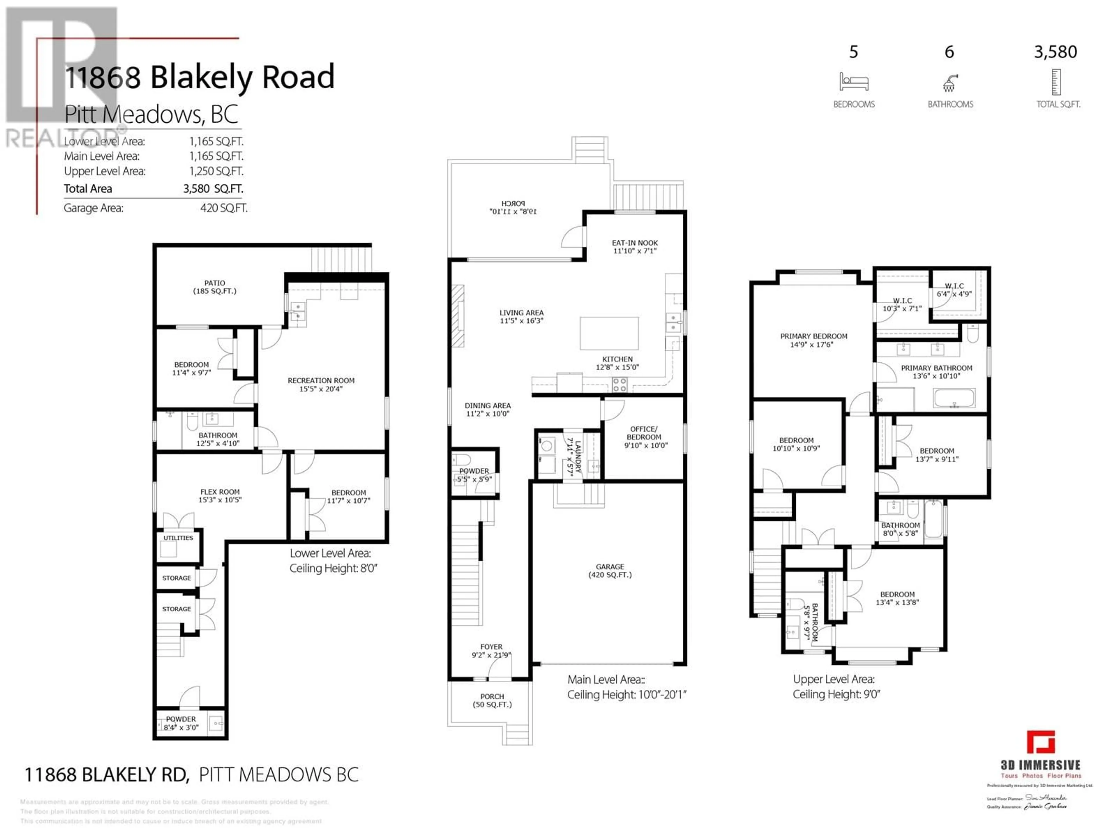 Floor plan for 11868 BLAKELY ROAD, Pitt Meadows British Columbia V3Y1H3