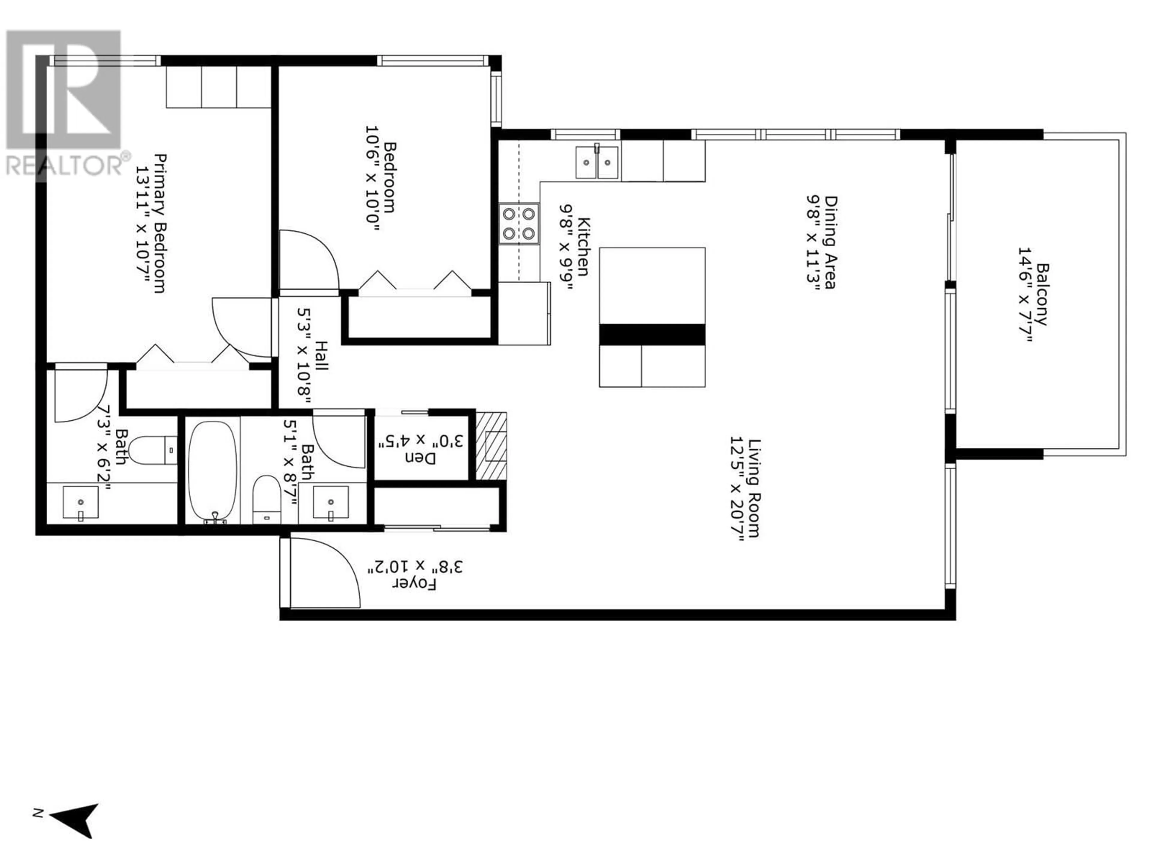 Floor plan for L1 - 555 13TH STREET, West Vancouver British Columbia V7T2N8