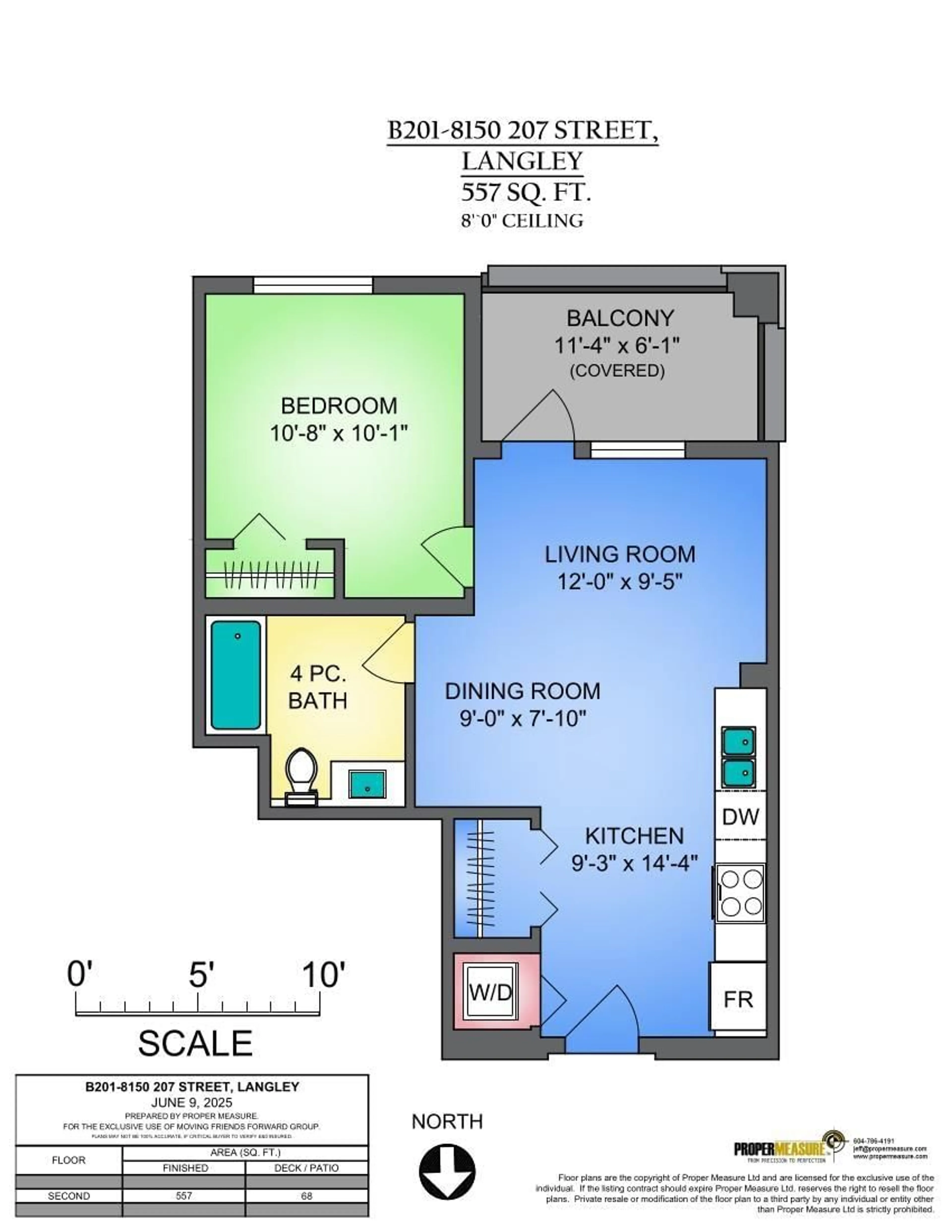 Floor plan for B201 - 8150 207, Langley British Columbia V2Y4J3