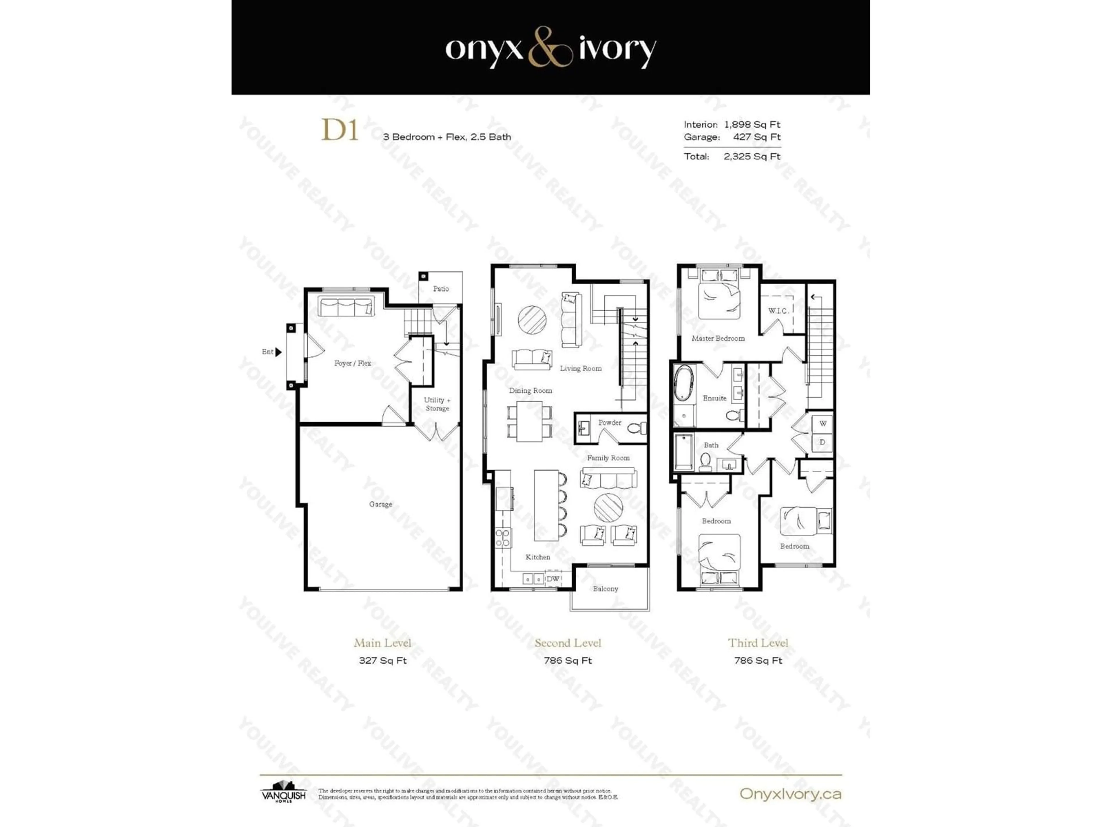 Floor plan for 46 - 16358 90, Surrey British Columbia V4N1A1