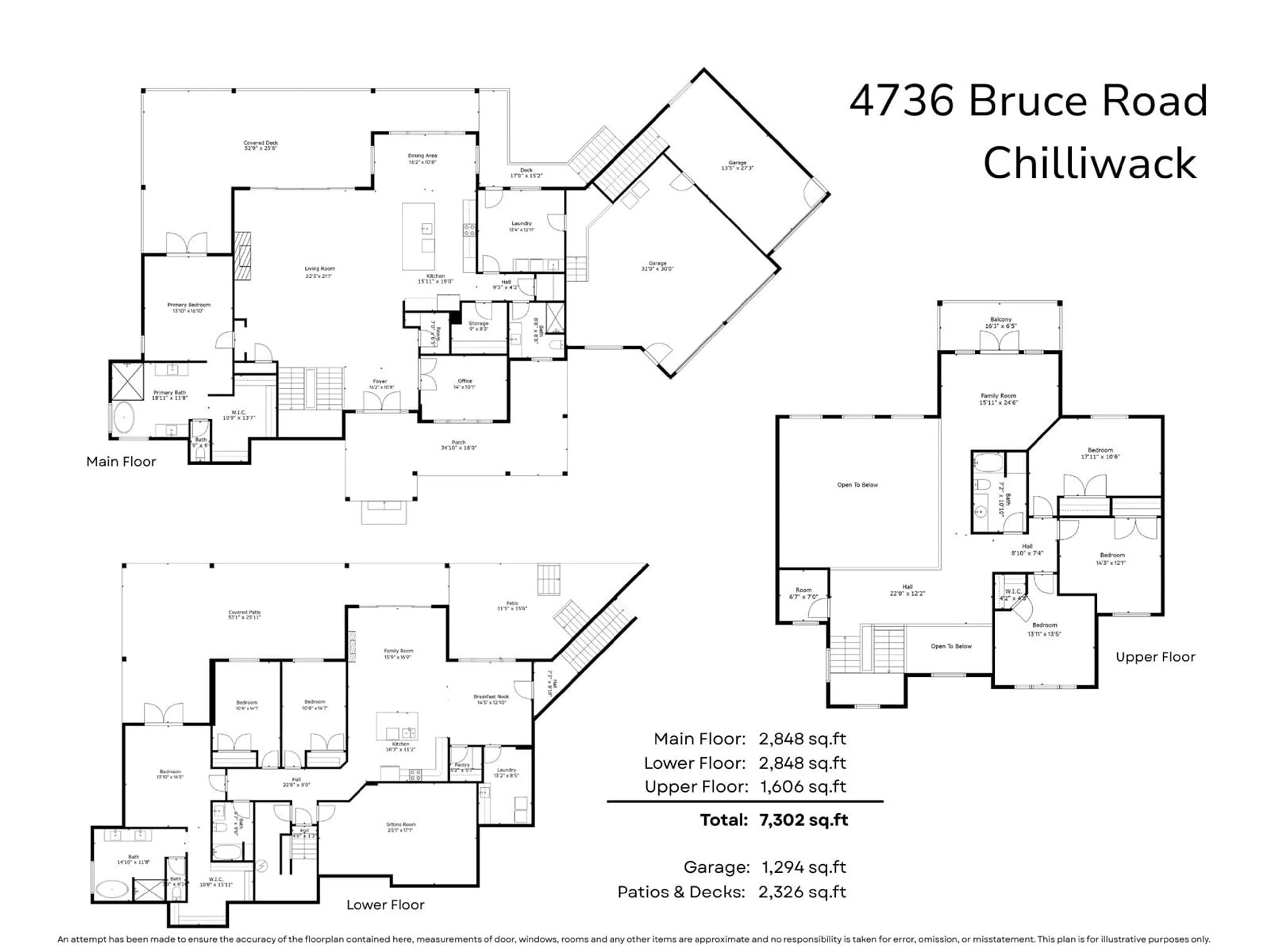 Floor plan for 4736 BRUCE ROAD, Ryder Lake British Columbia V4Z1K1