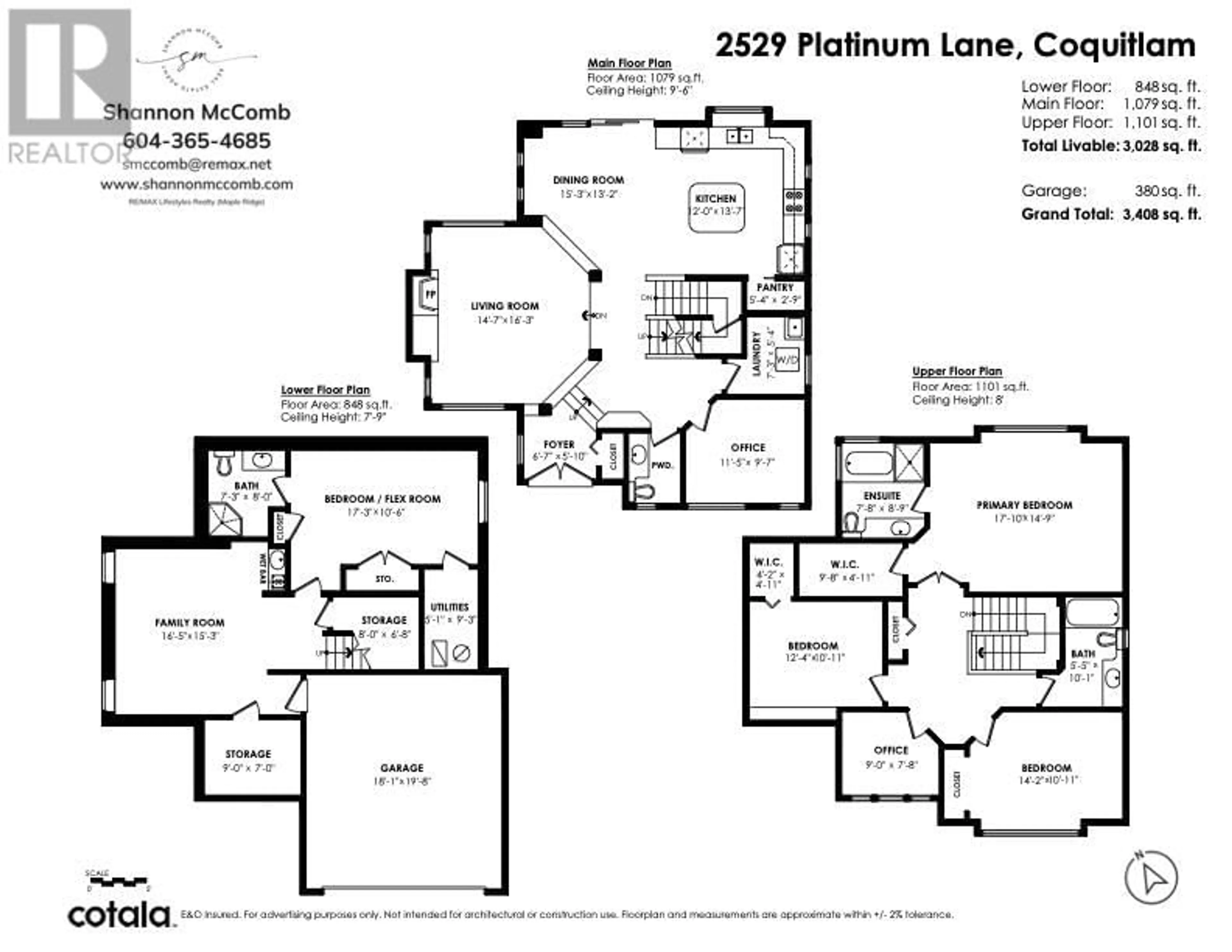 Floor plan for 2529 PLATINUM LANE, Coquitlam British Columbia V3E3L1