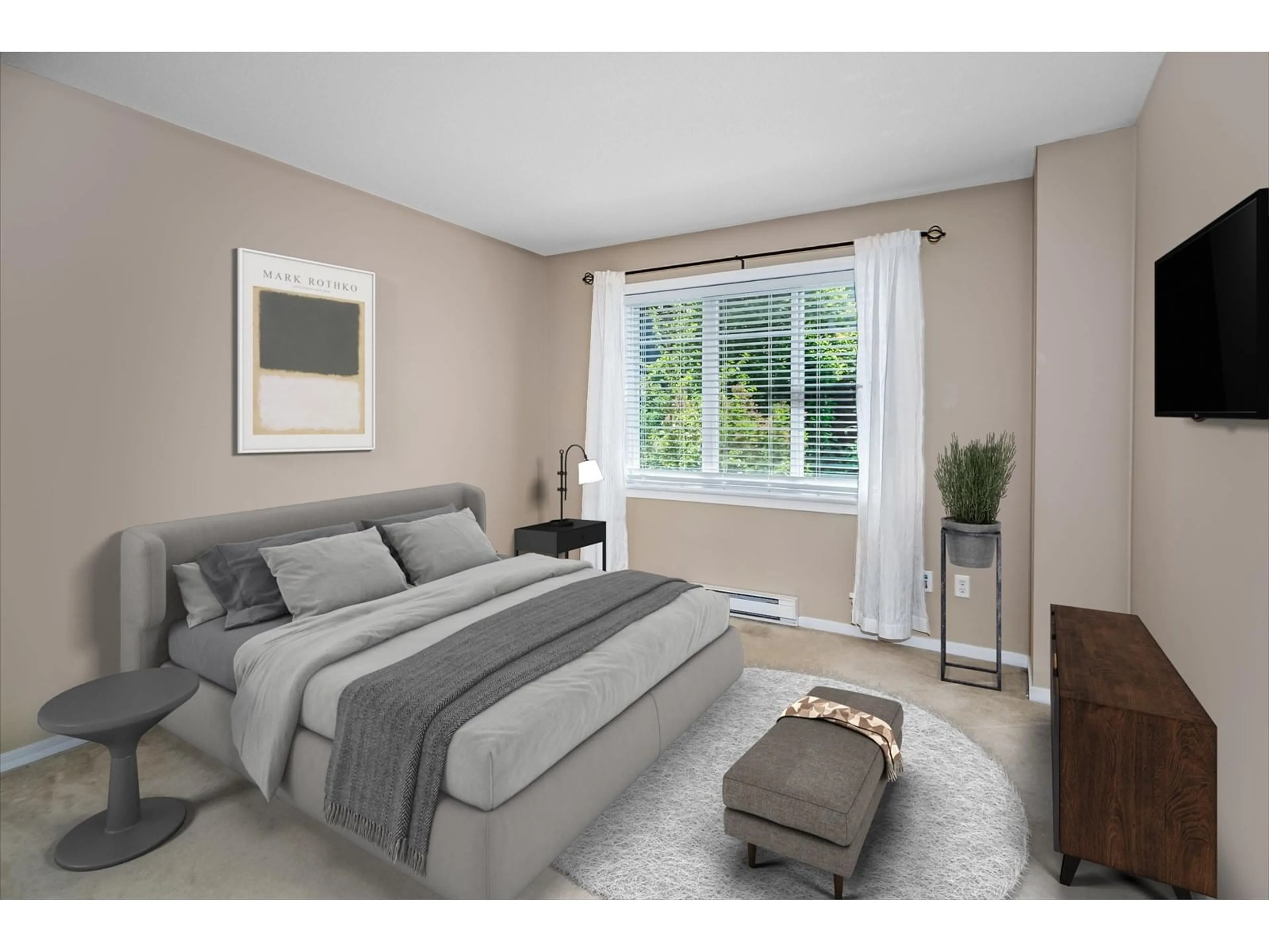Bedroom with bed, unknown for 24 - 15175 62A, Surrey British Columbia V3S1X1