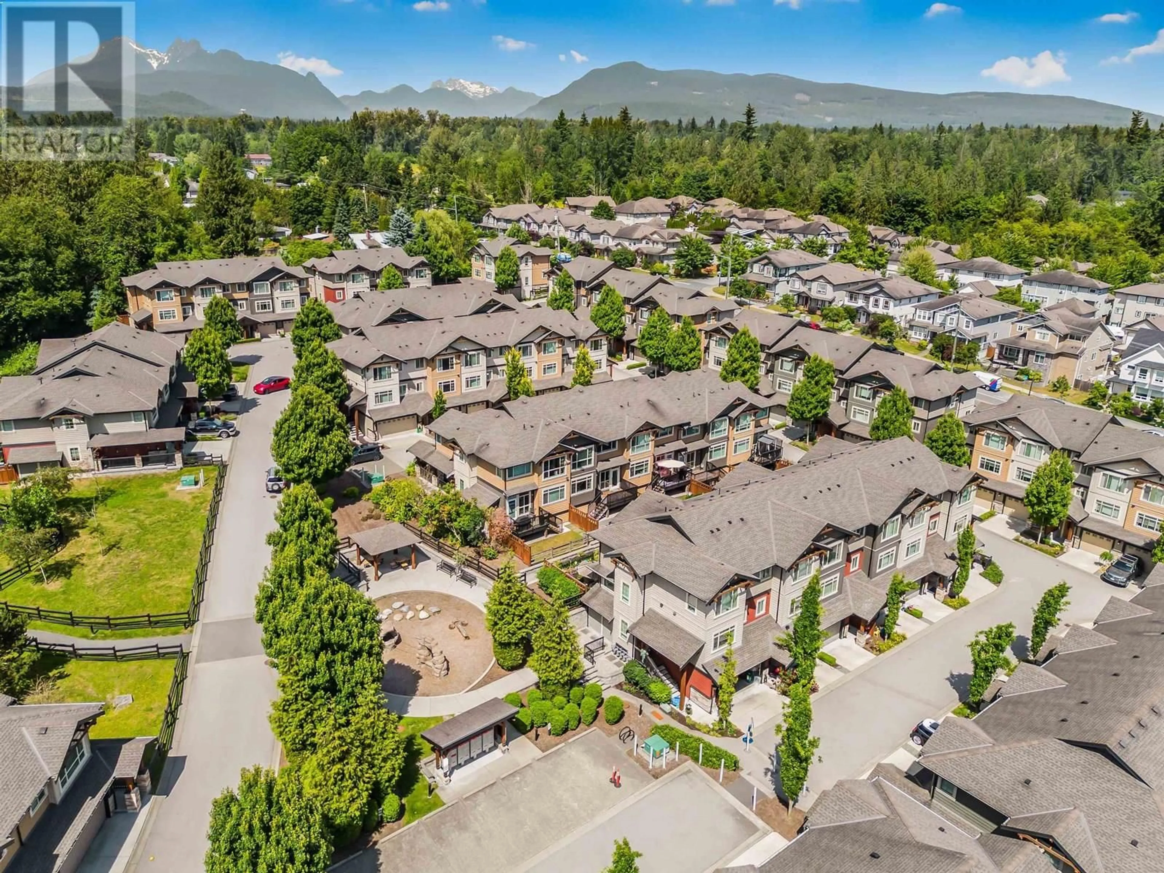 A pic from outside/outdoor area/front of a property/back of a property/a pic from drone, mountain view for 141 - 11305 240 STREET, Maple Ridge British Columbia V2W0J1