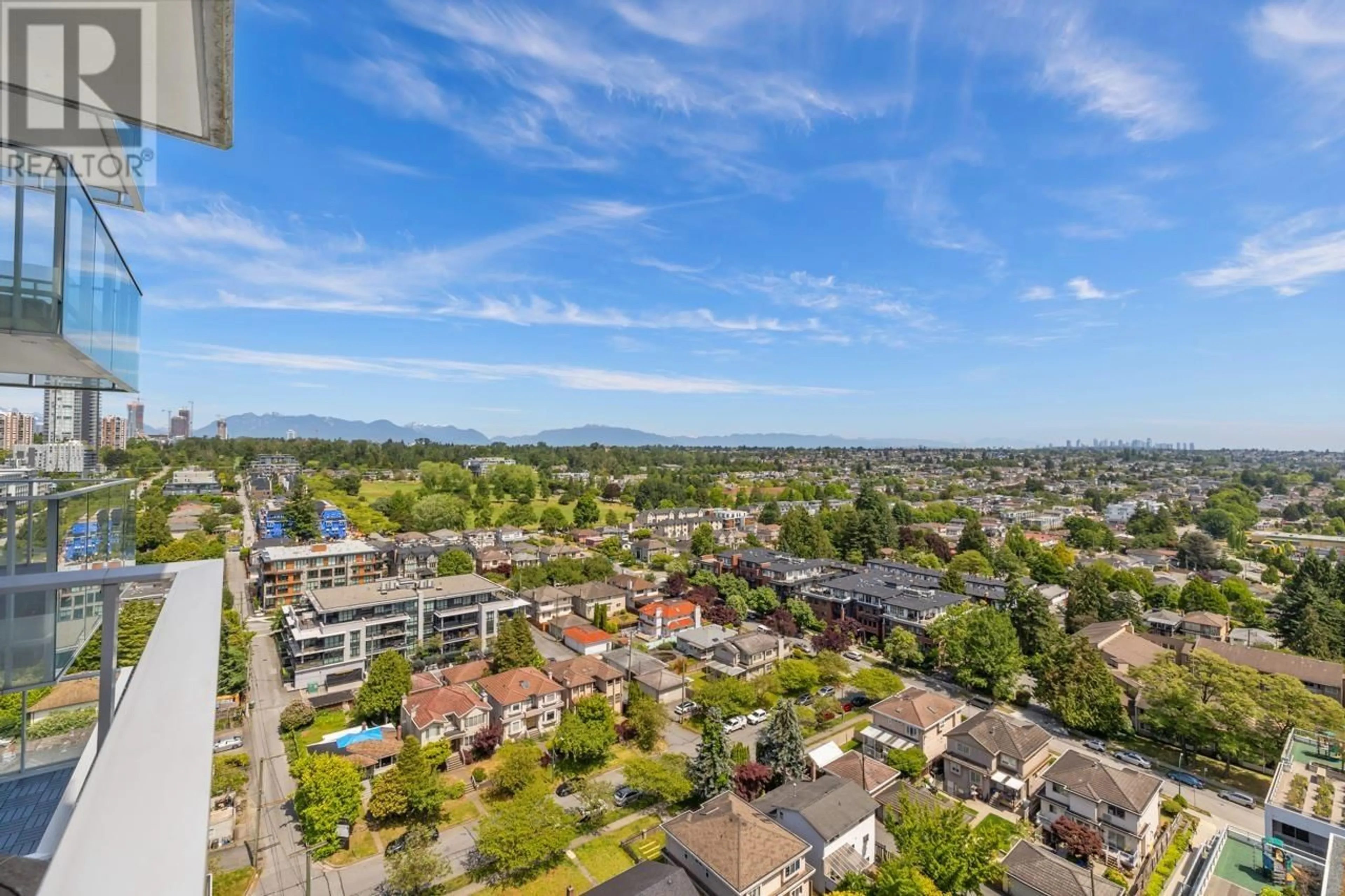 A pic from outside/outdoor area/front of a property/back of a property/a pic from drone, mountain view for 1904 - 8031 NUNAVUT LANE, Vancouver British Columbia V5X0C9