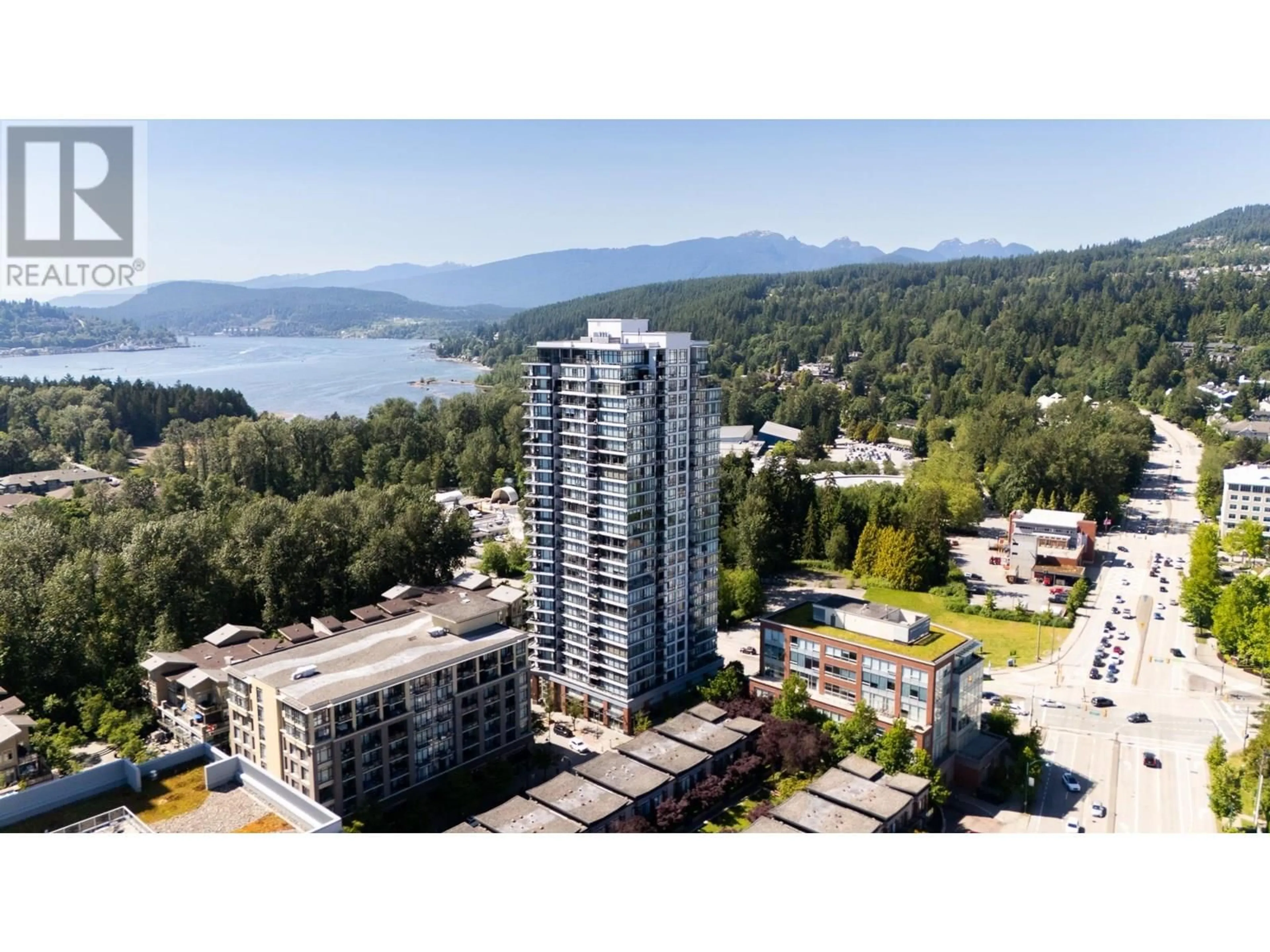 A pic from outside/outdoor area/front of a property/back of a property/a pic from drone, unknown for 507 - 110 BREW STREET, Port Moody British Columbia V3H0E4