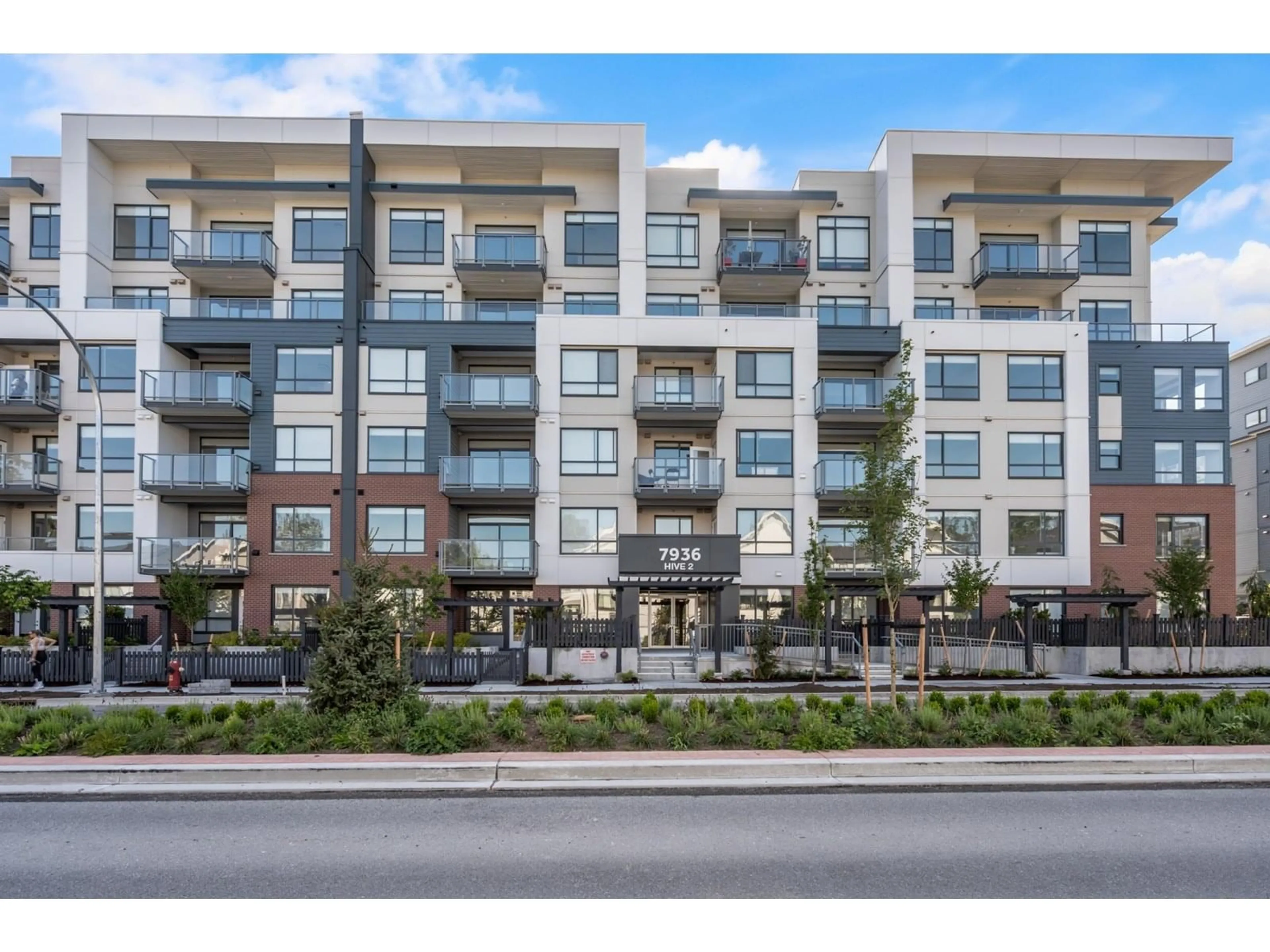 A pic from outside/outdoor area/front of a property/back of a property/a pic from drone, street for 521 - 7936 206, Langley British Columbia V2Y3X8
