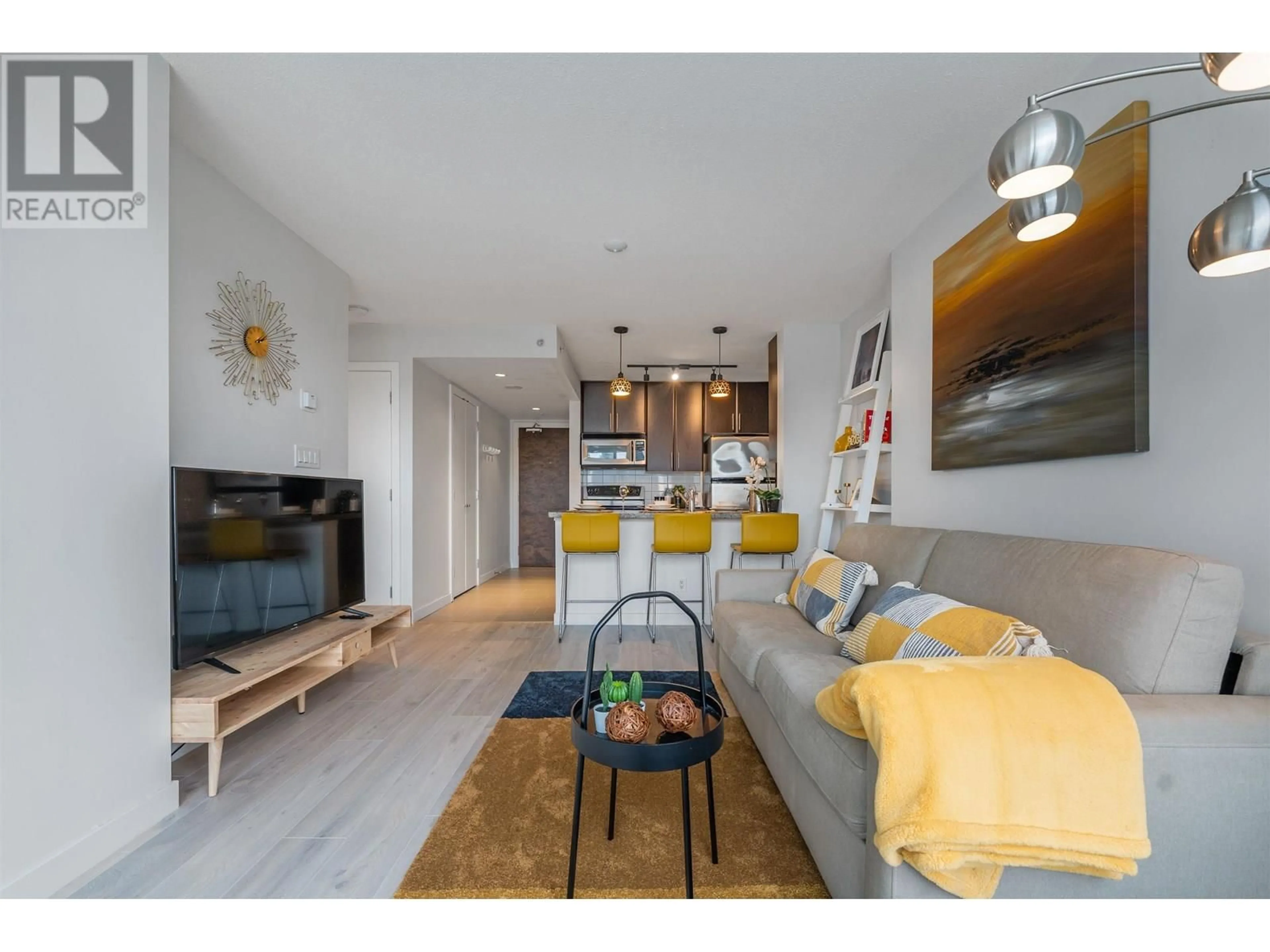 Living room with furniture, unknown for 1210 - 688 ABBOTT STREET, Vancouver British Columbia V6B0B9
