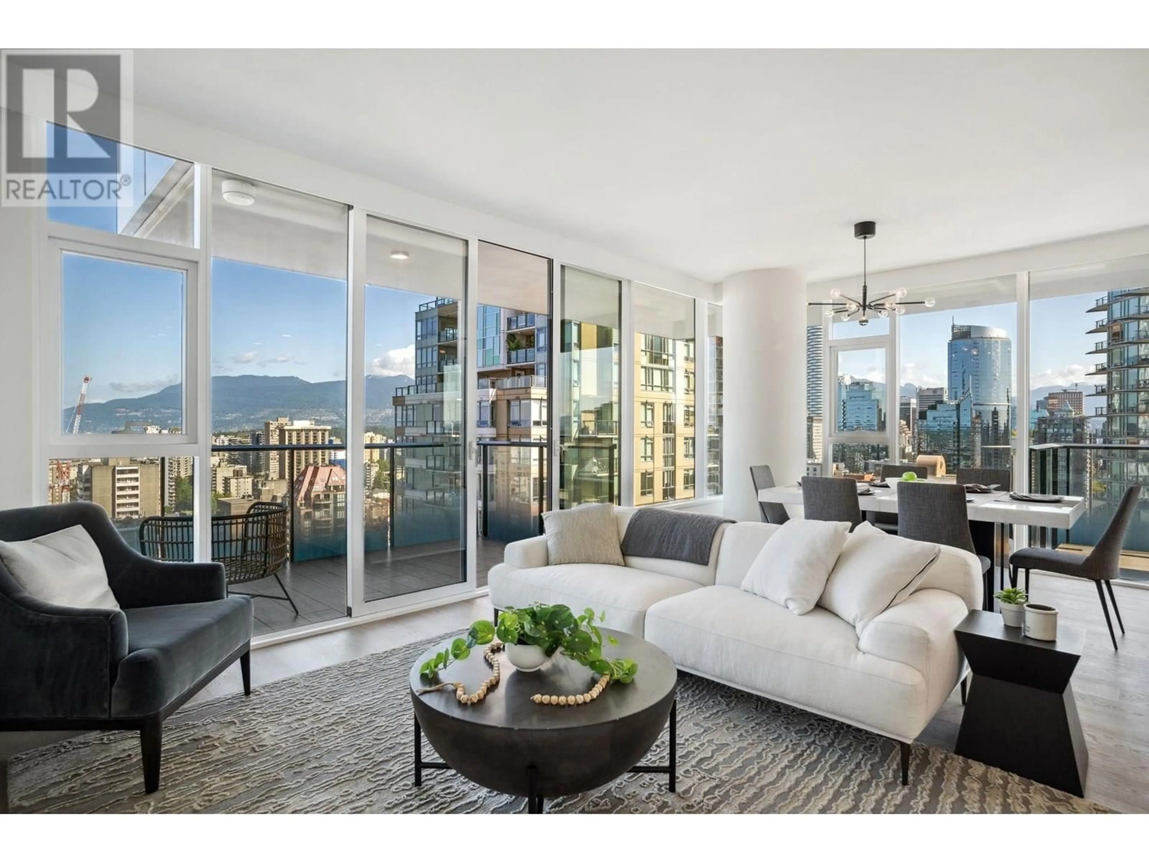 Living room with furniture, unknown for 2901 - 1335 HOWE STREET, Vancouver British Columbia V6Z0H1