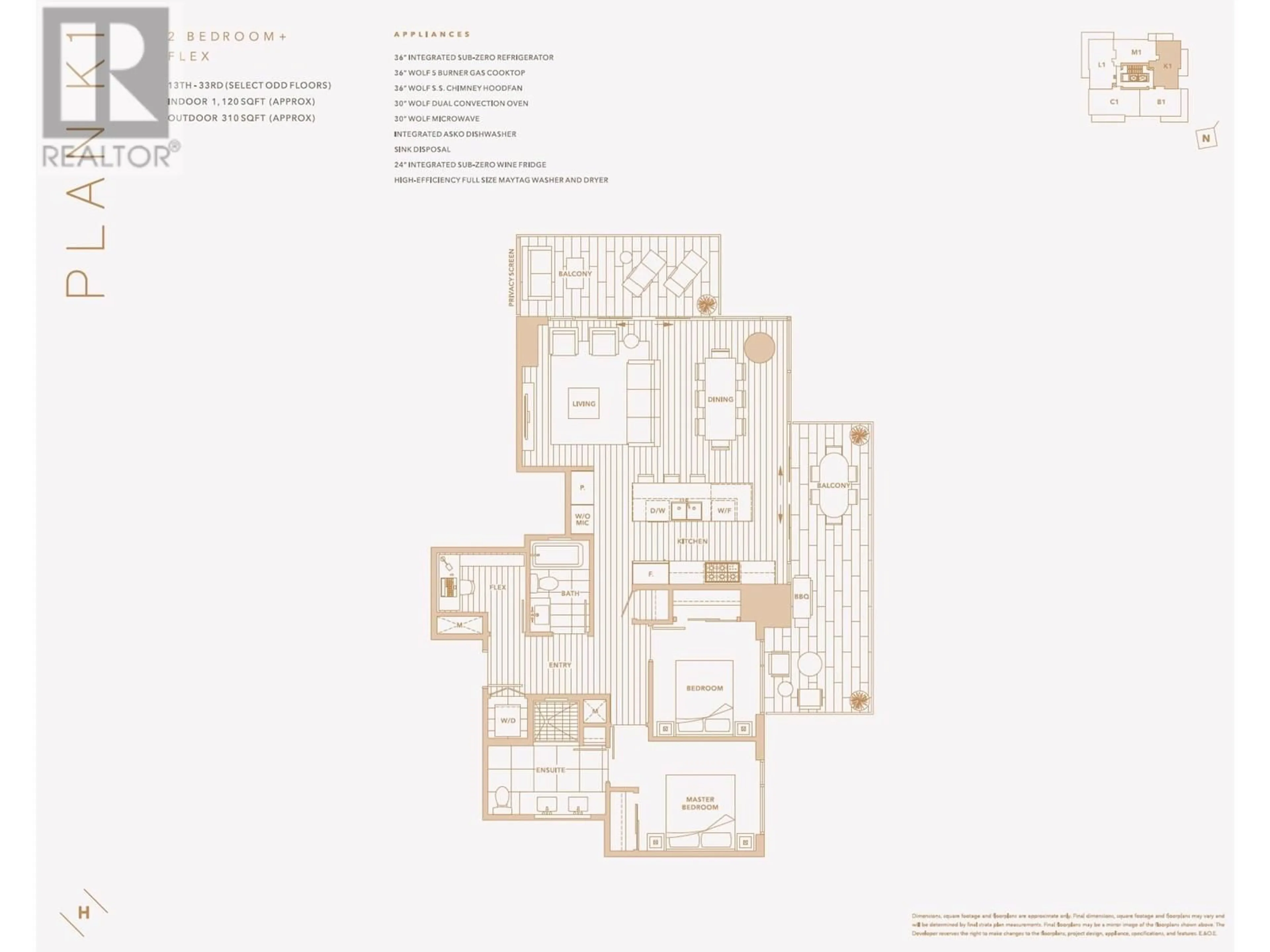 Floor plan for 2901 - 1335 HOWE STREET, Vancouver British Columbia V6Z0H1