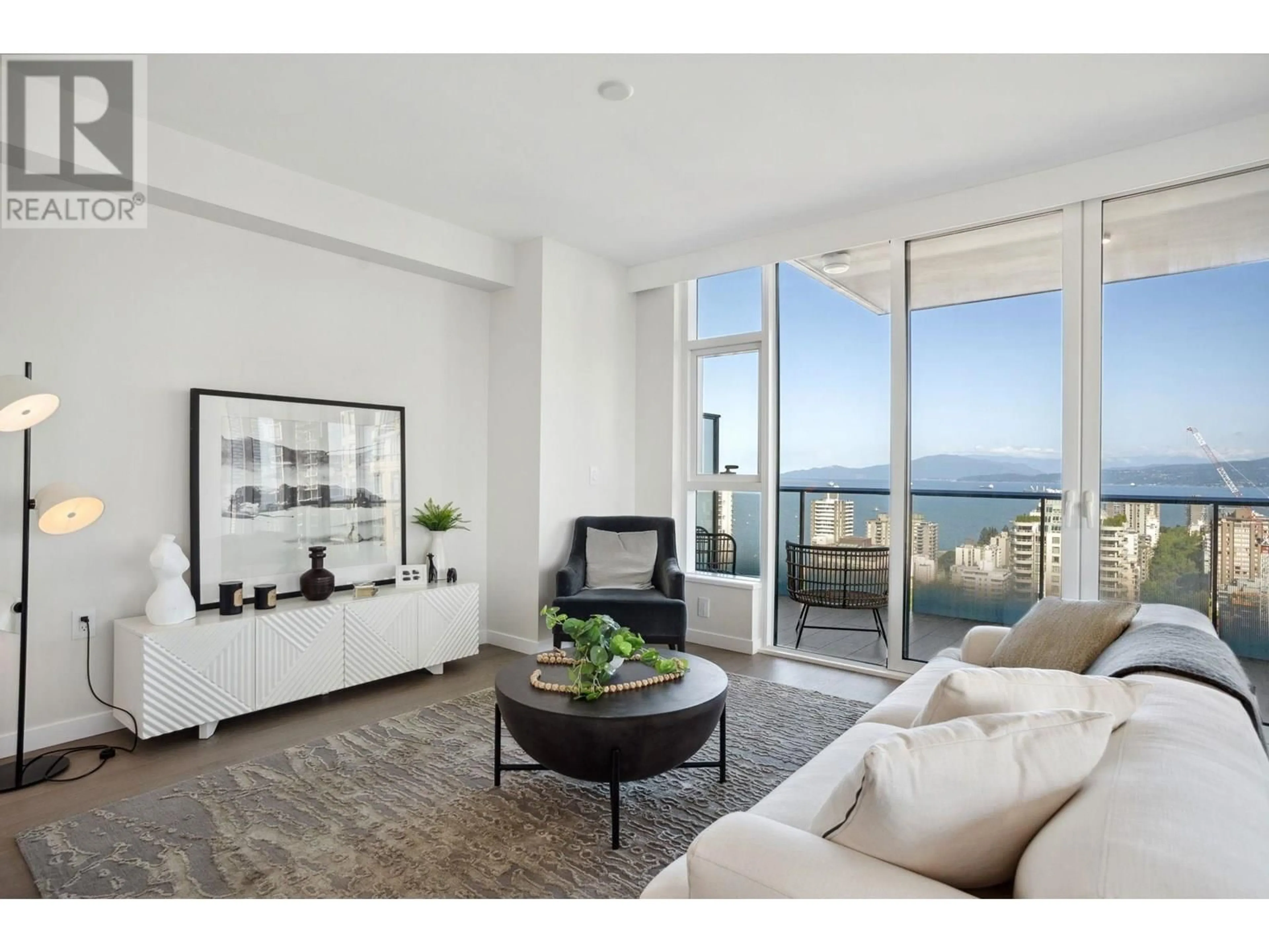 Living room with furniture, unknown for 2901 - 1335 HOWE STREET, Vancouver British Columbia V6Z0H1