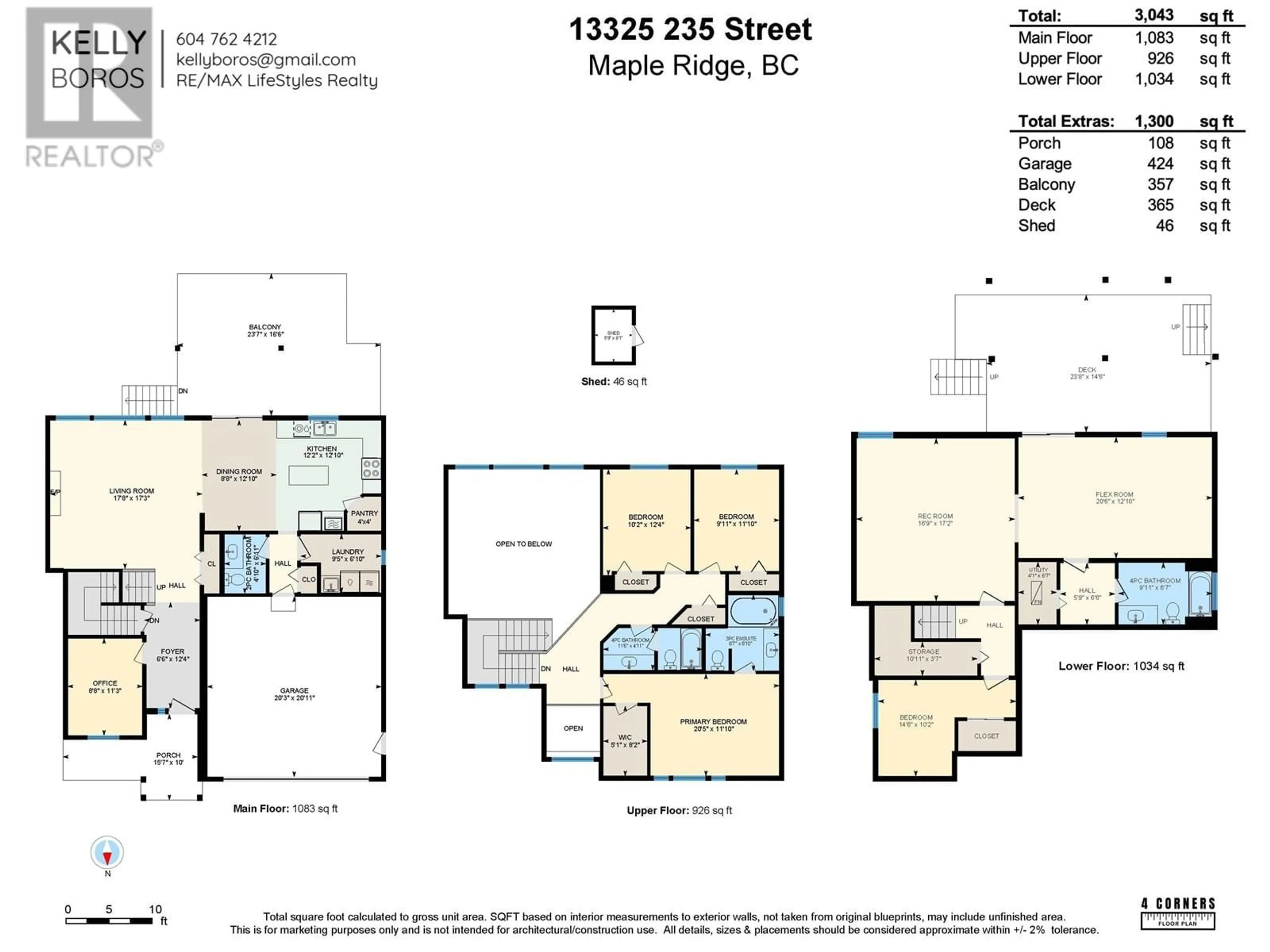 Floor plan for 13325 235 STREET, Maple Ridge British Columbia V4R2W3