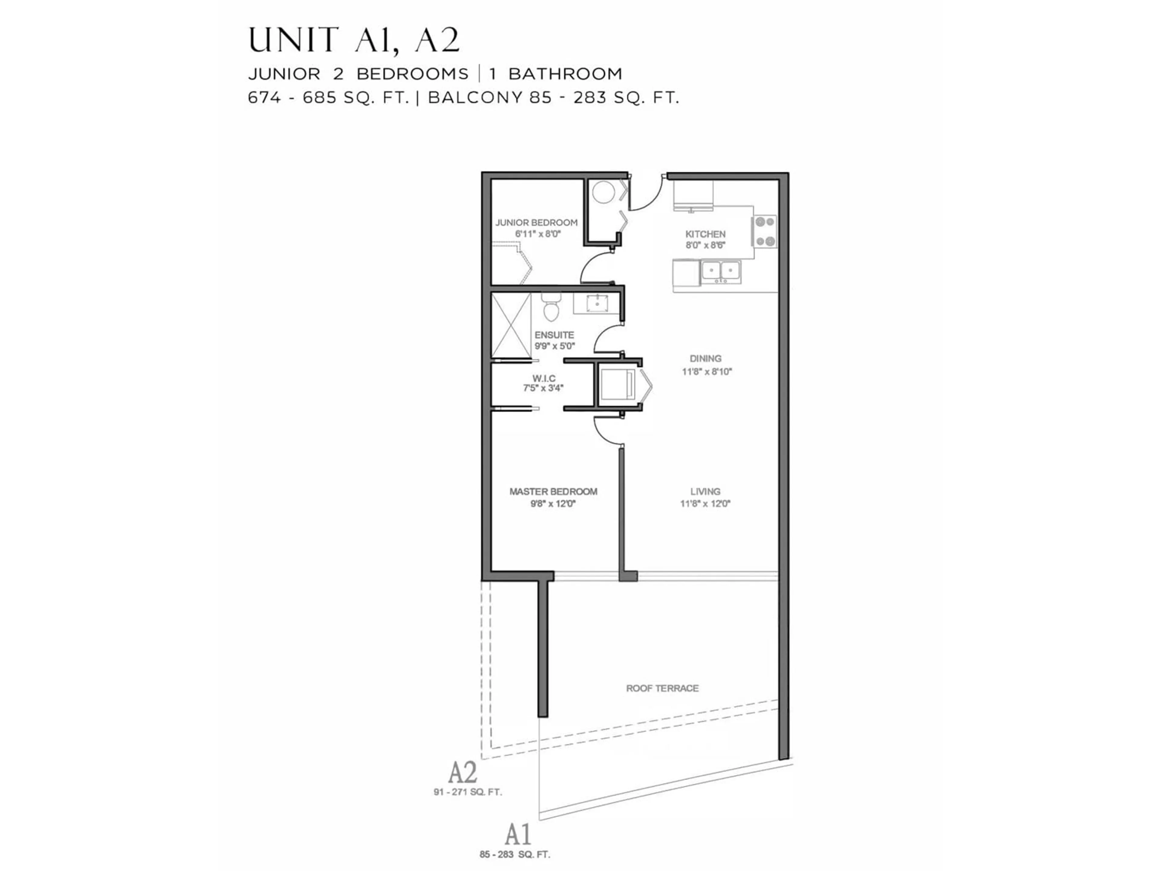 Floor plan for 304 - 2233 156, Surrey British Columbia V4A4V3